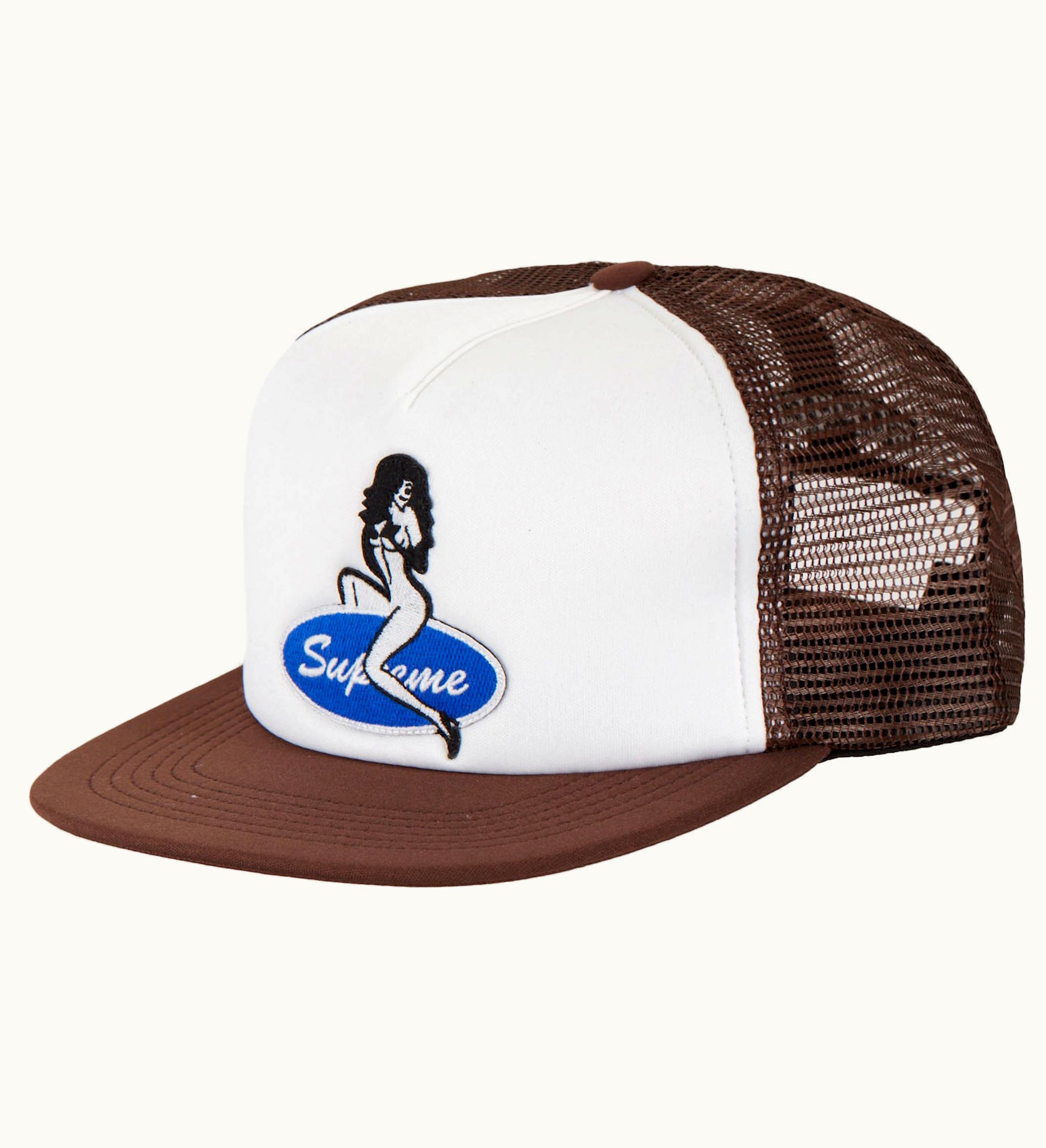 Supreme Supreme Pin Up Mesh Back 5 Panel Brown