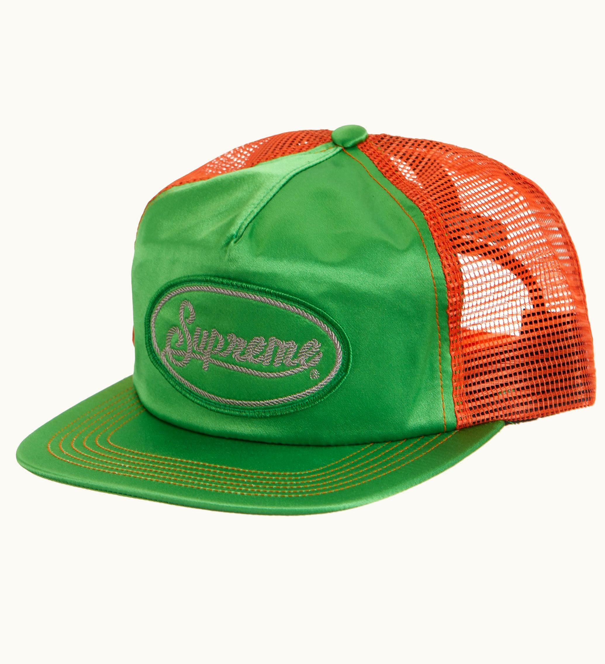 Supreme Supreme Silk Mesh Back 5 Panel Green