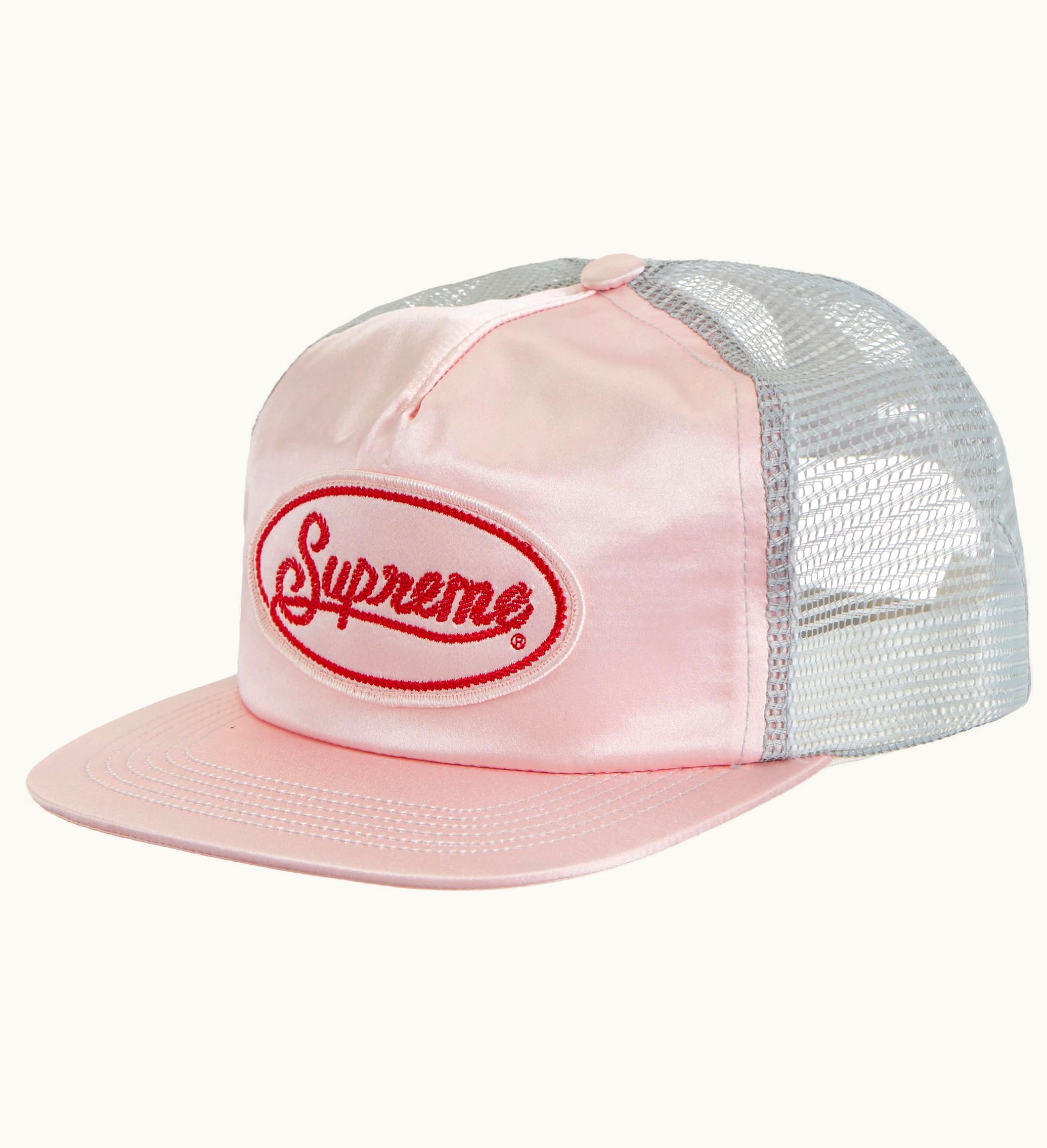Supreme Supreme Silk Mesh Back 5 Panel Dusty Pink