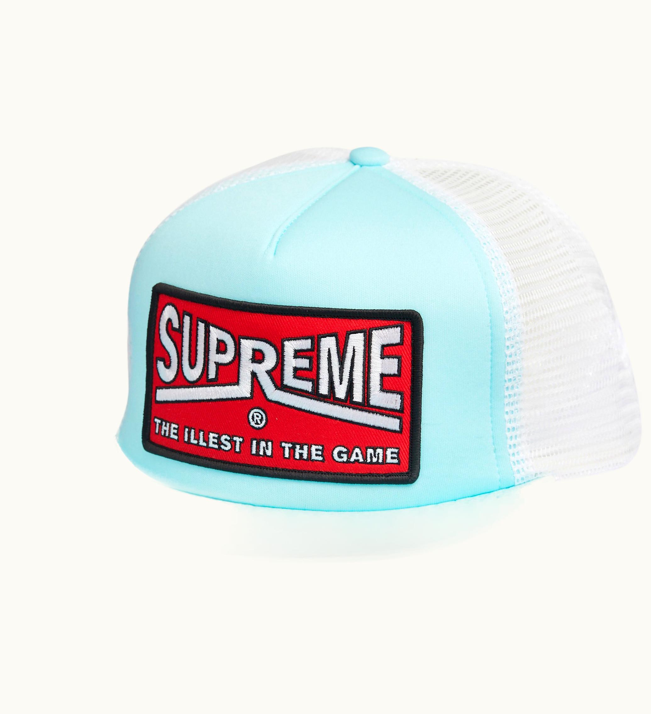 Supreme Supreme Illest Mesh Back 5 Panel Light Blue
