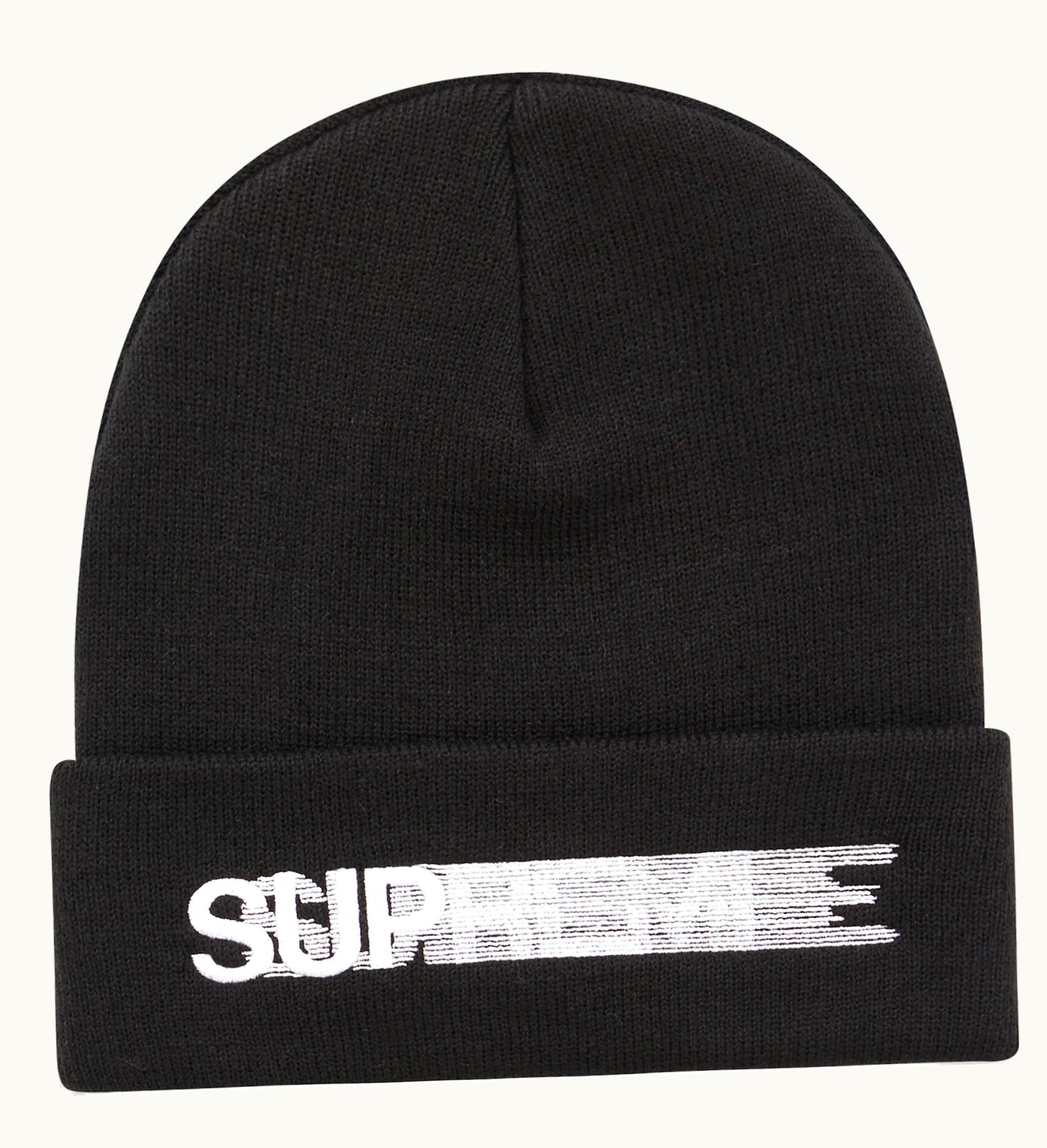 Supreme Supreme Motion Logo Beanie SS23 Black