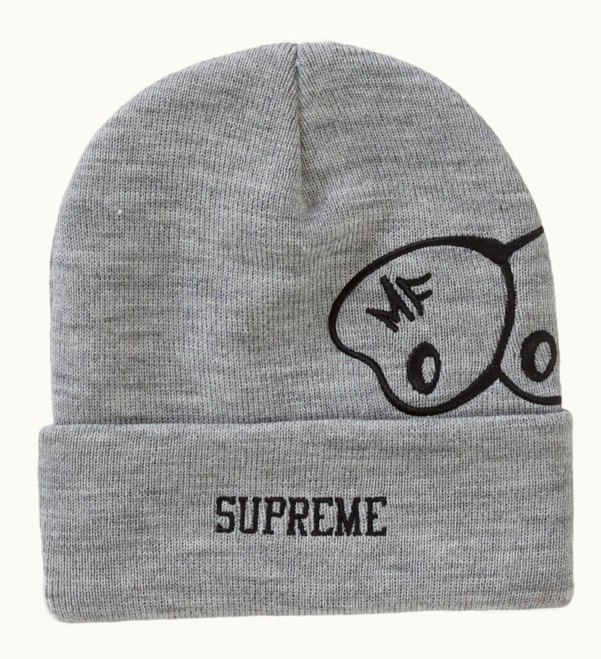 Supreme Supreme Mf Doom Beanie Heather Grey