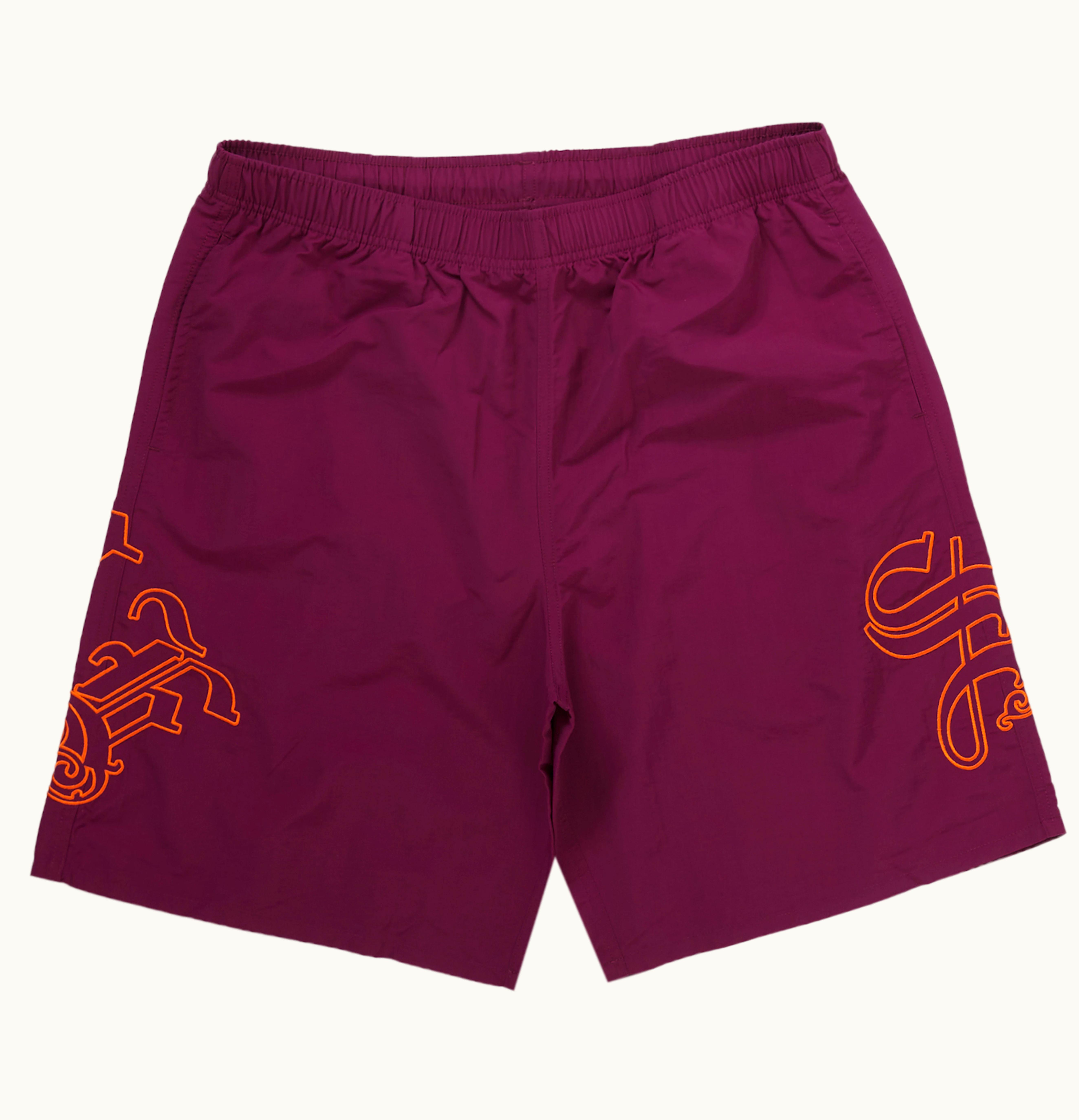 Supreme Supreme Old English Nylon Short Plum