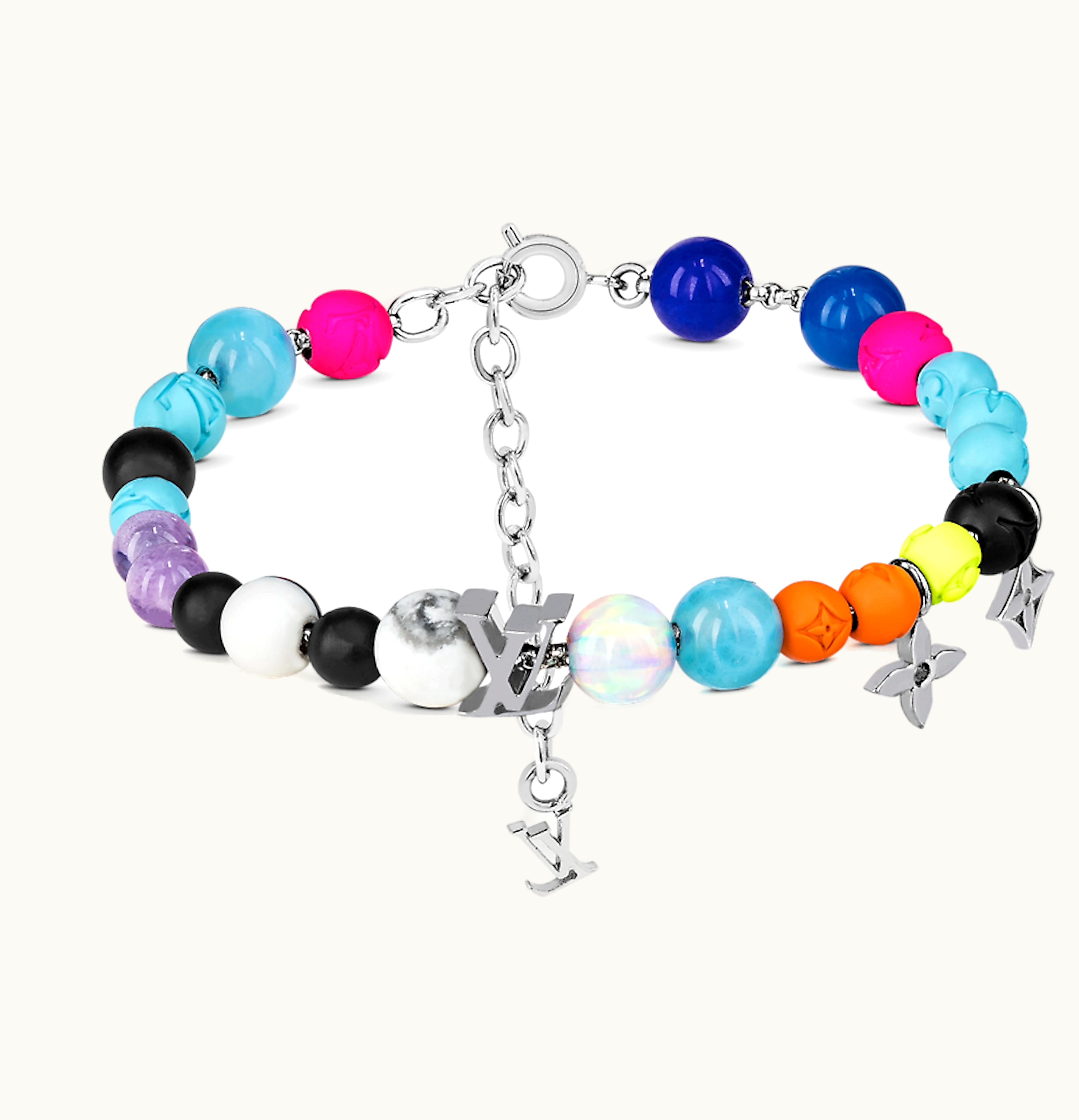 Louis Vuitton Louis Vuitton LV Beads Bracelet Pink Multicolor