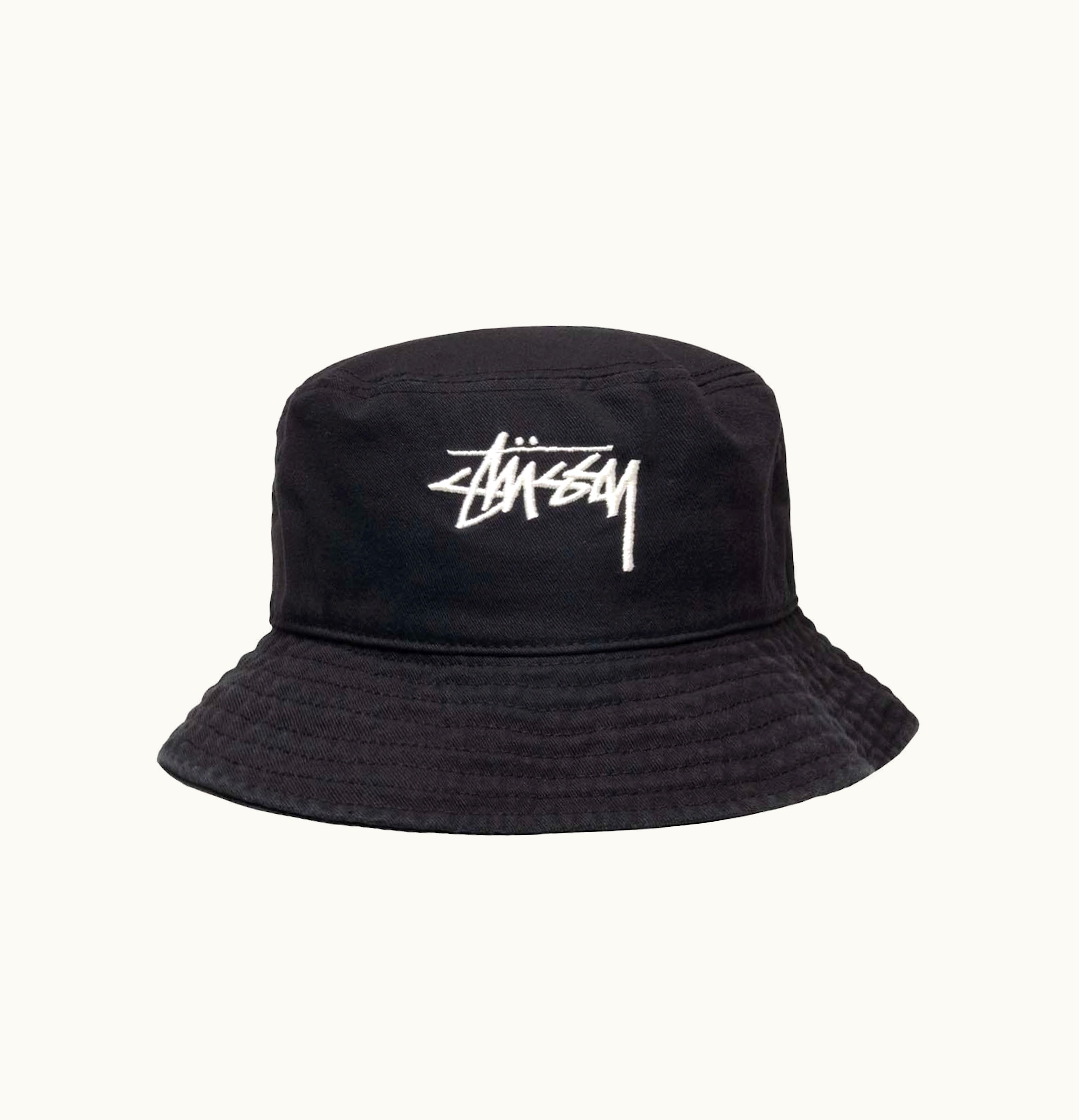 Stussy Stussy Big Stock Bucket Hat Black
