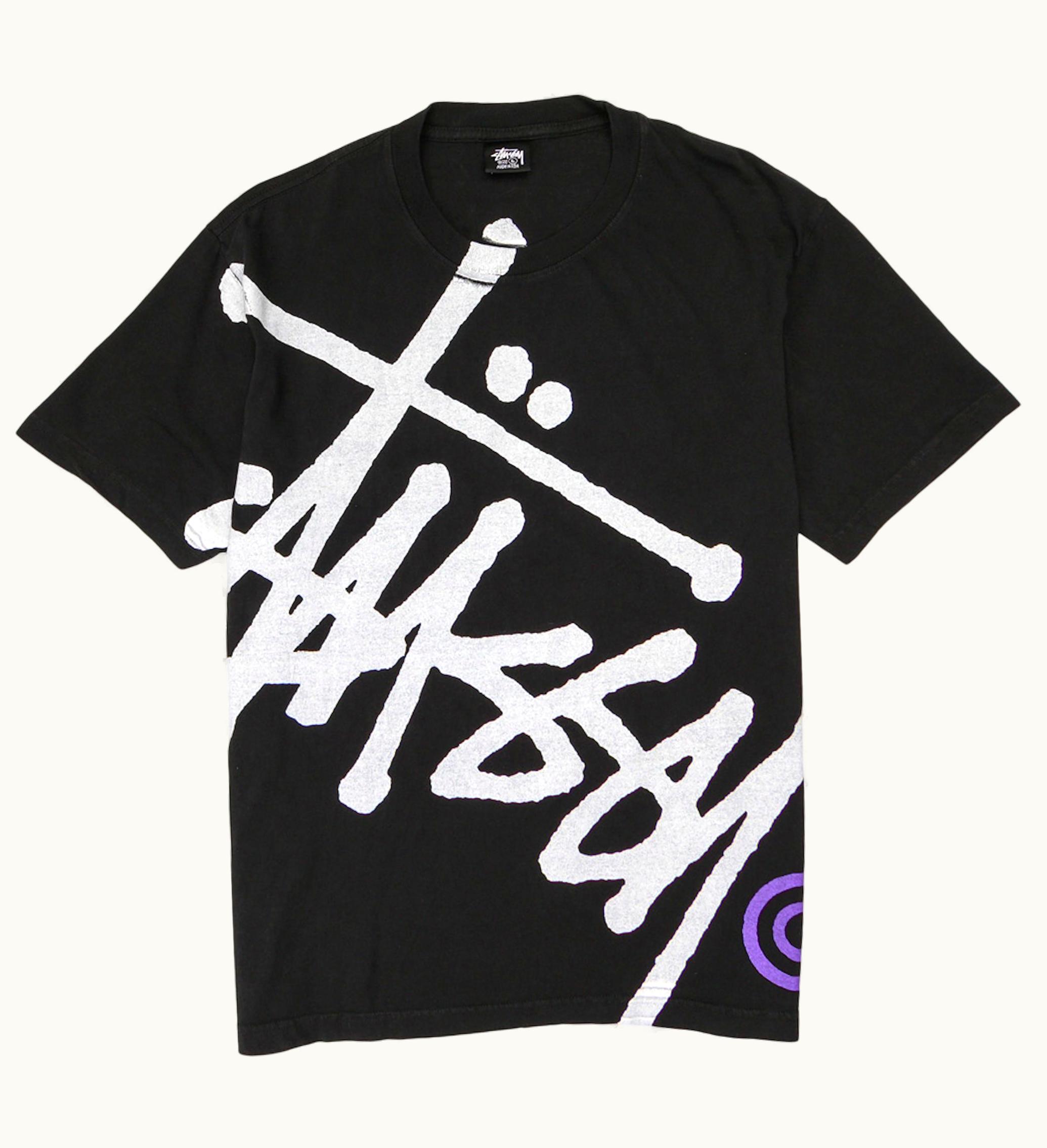 Stussy Stussy Big Basic Pigment Dyed Tee Black Purple