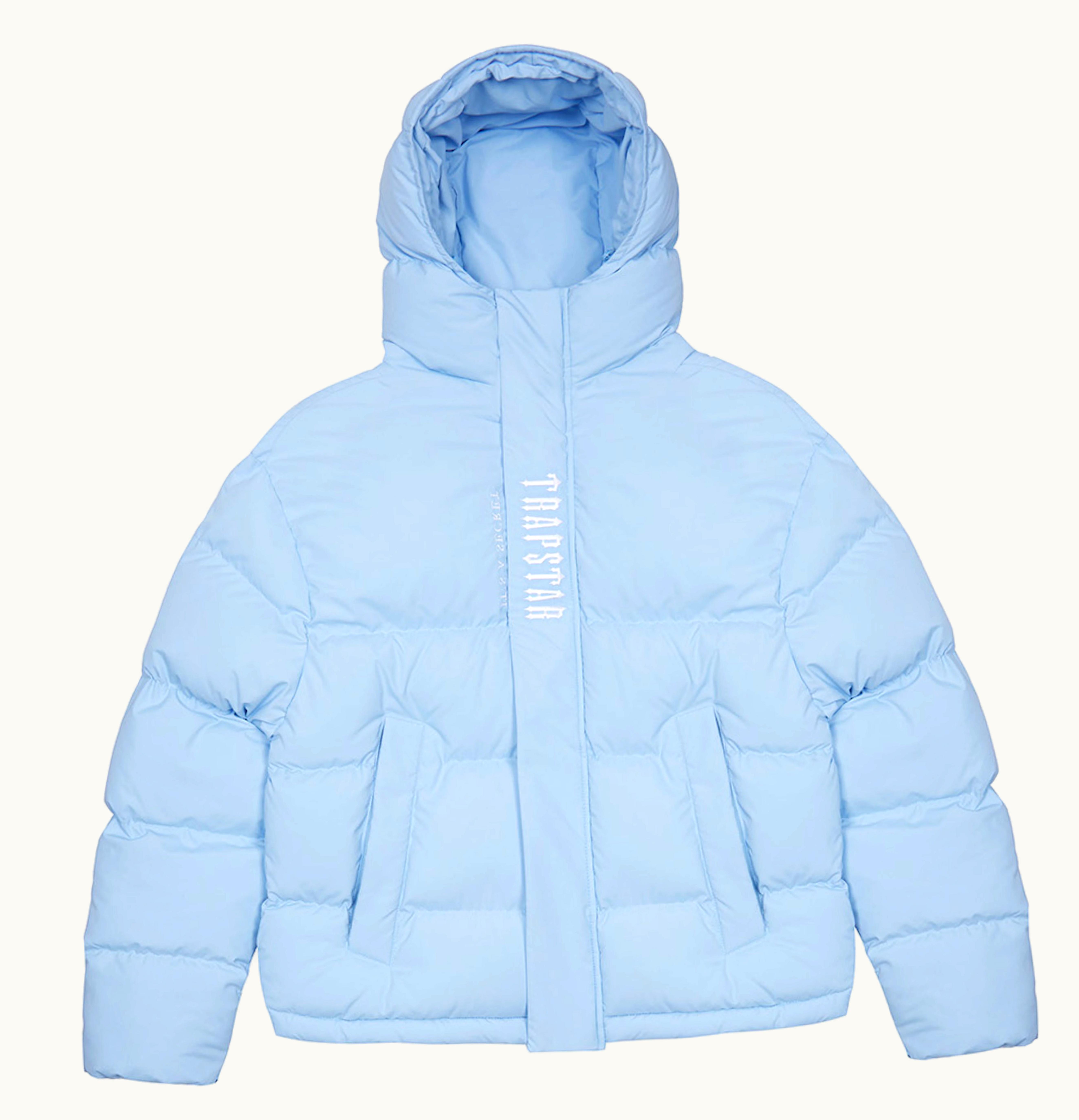 Trapstar Trapstar Decoded Hooded Puffer 20 Ice Blue