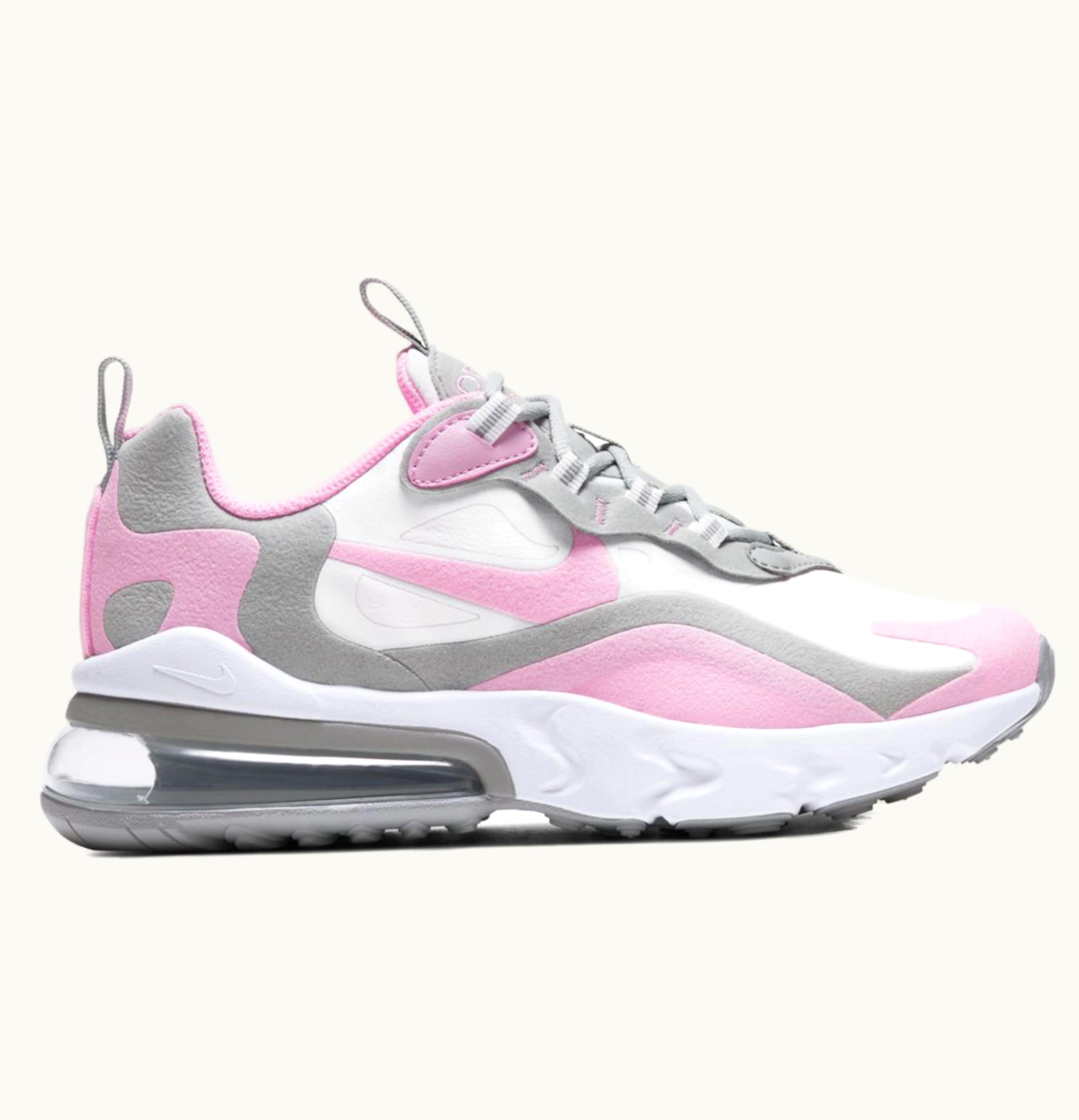 Nike Nike Air Max 270 React White Pink GS