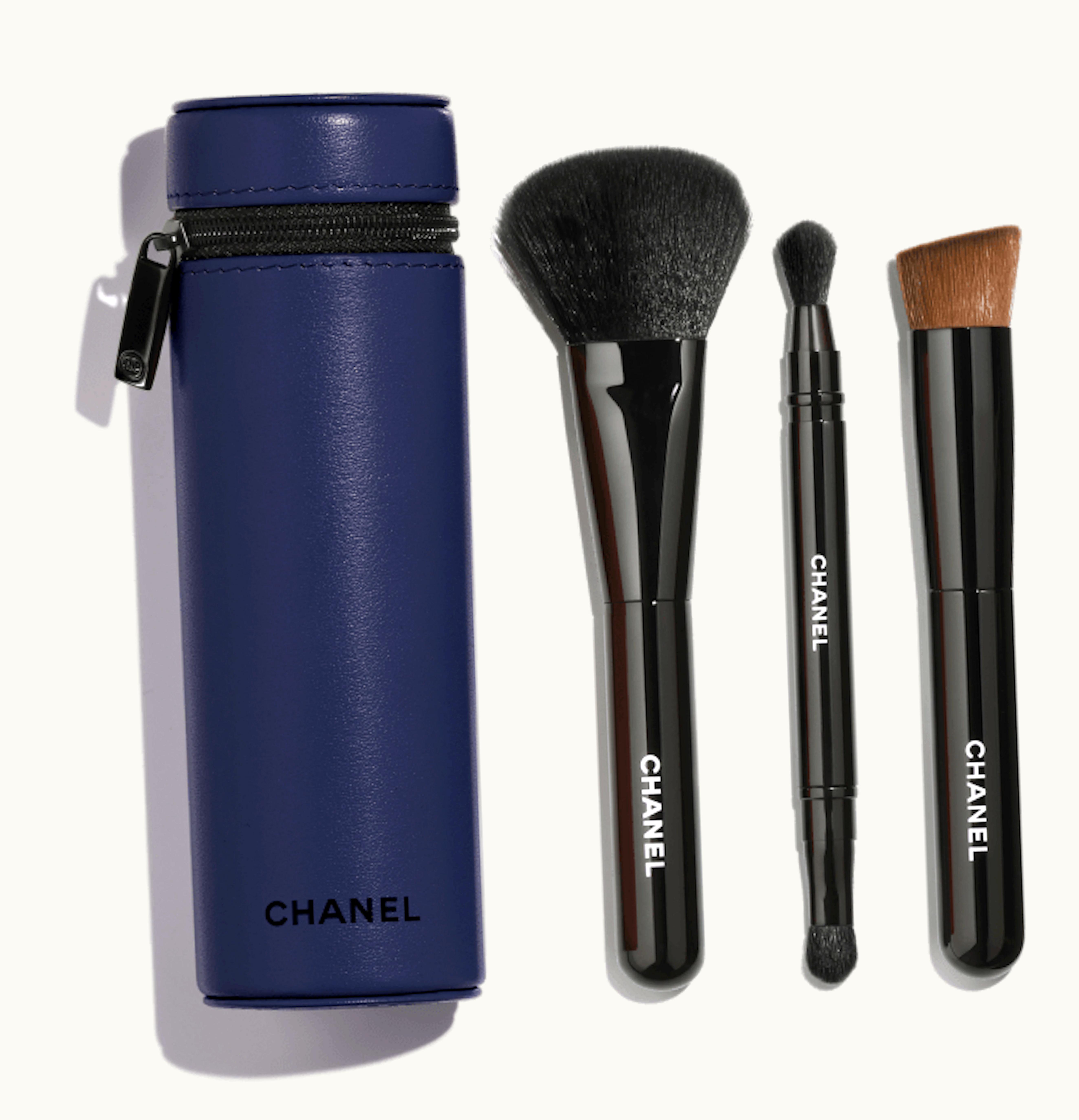 Chanel Chanel Codes Couleur Limited Edition Collection Of 3 Essential Brushes 127 Fugueuse