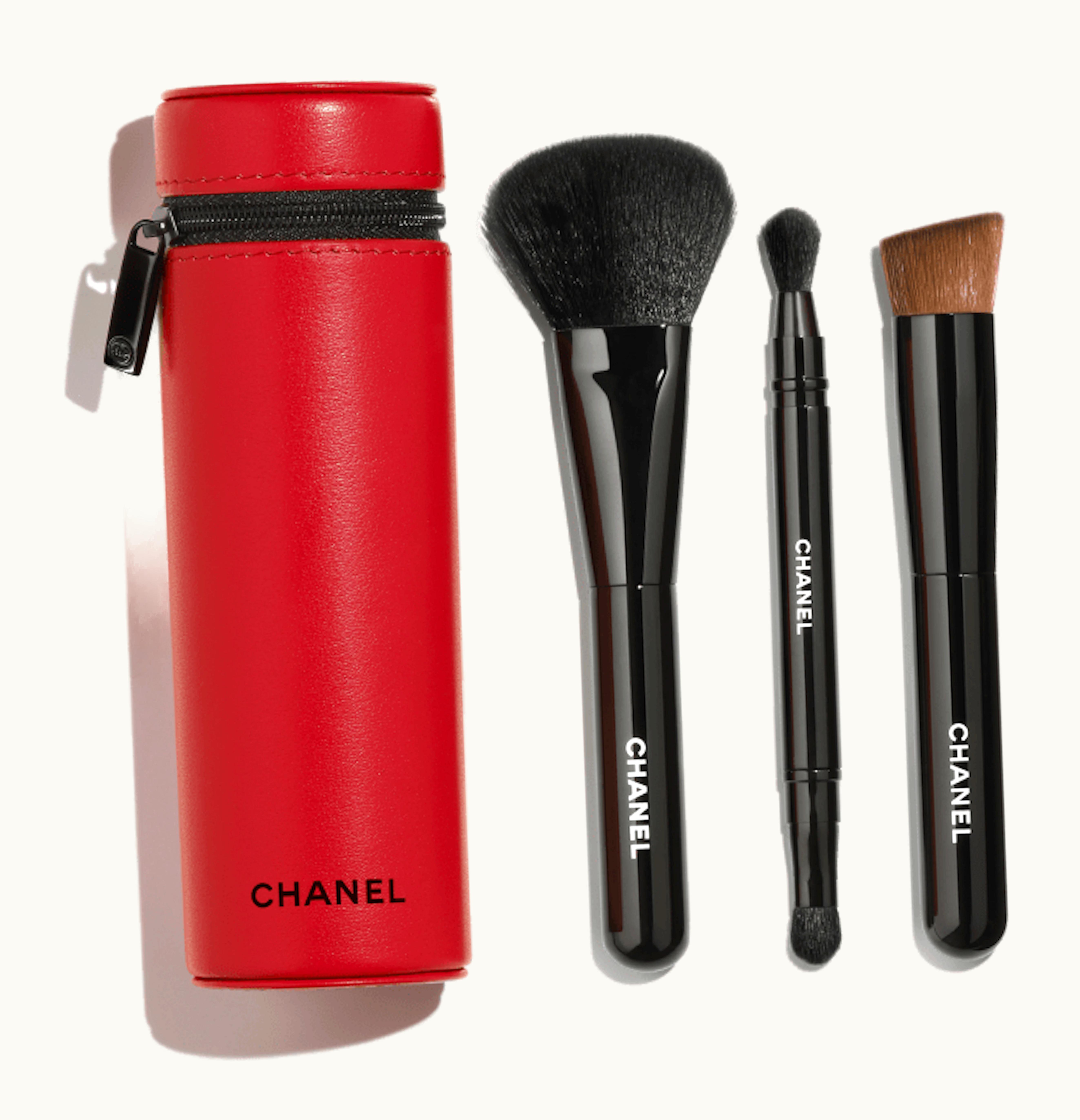 Chanel Chanel Codes Couleur Limited Edition Collection Of 3 Essential Brushes 147 Incendiaire