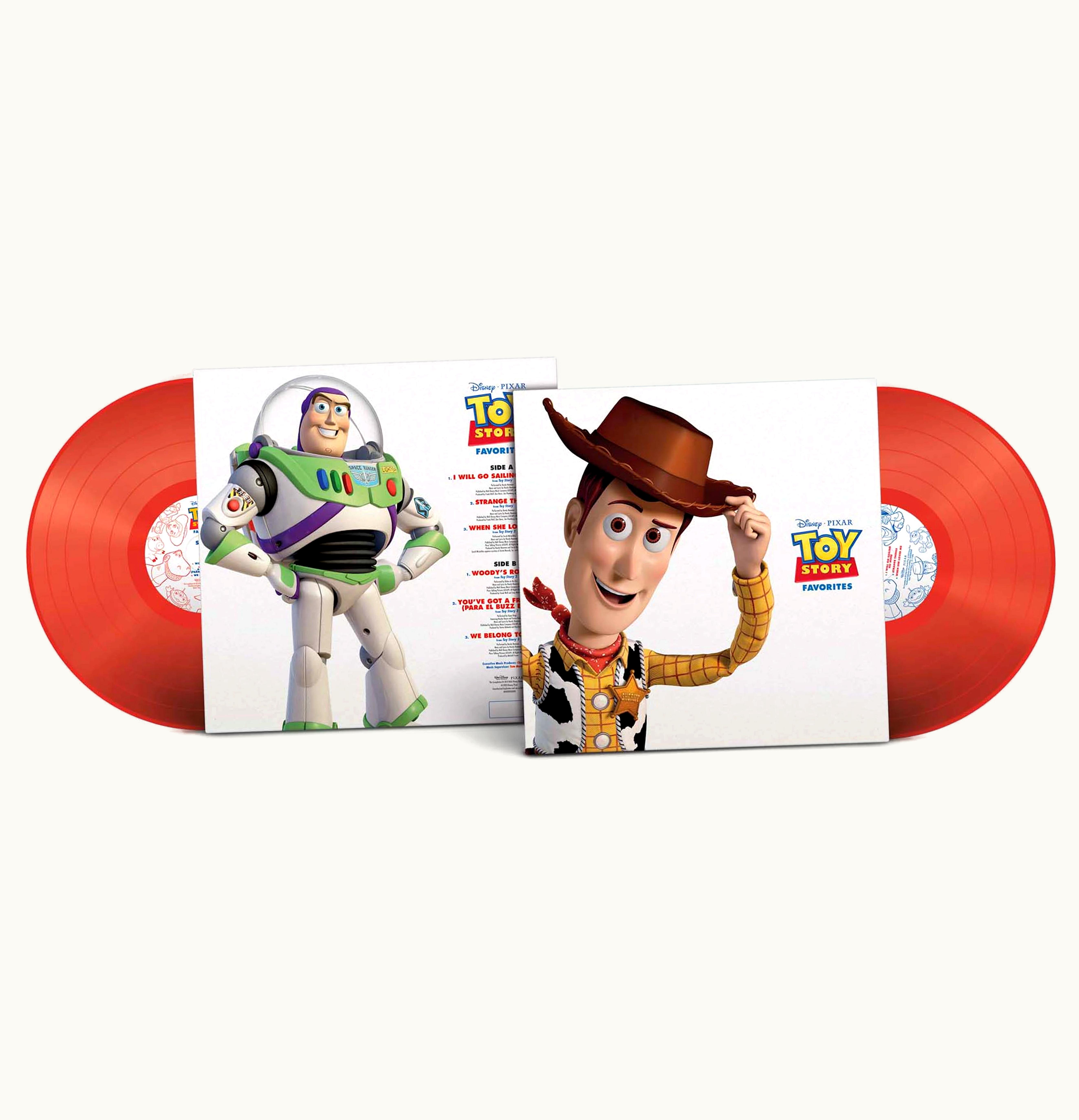 Disney Toy Story Favorites Disney 100 Limited Edition Lp Vinyl Red