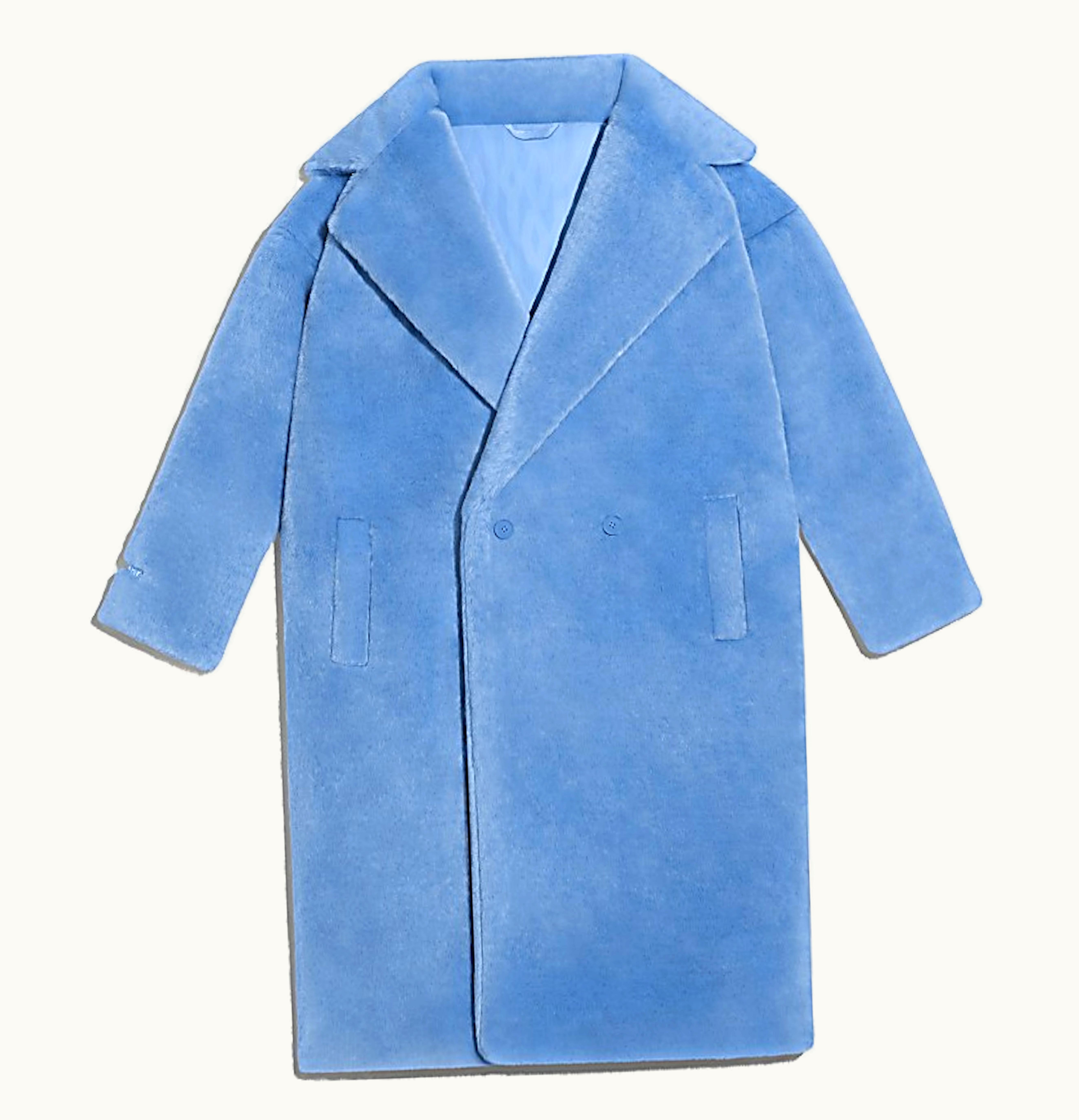 Adidas adidas Ivy Park Faux Fur Coat All Gender Light Blue