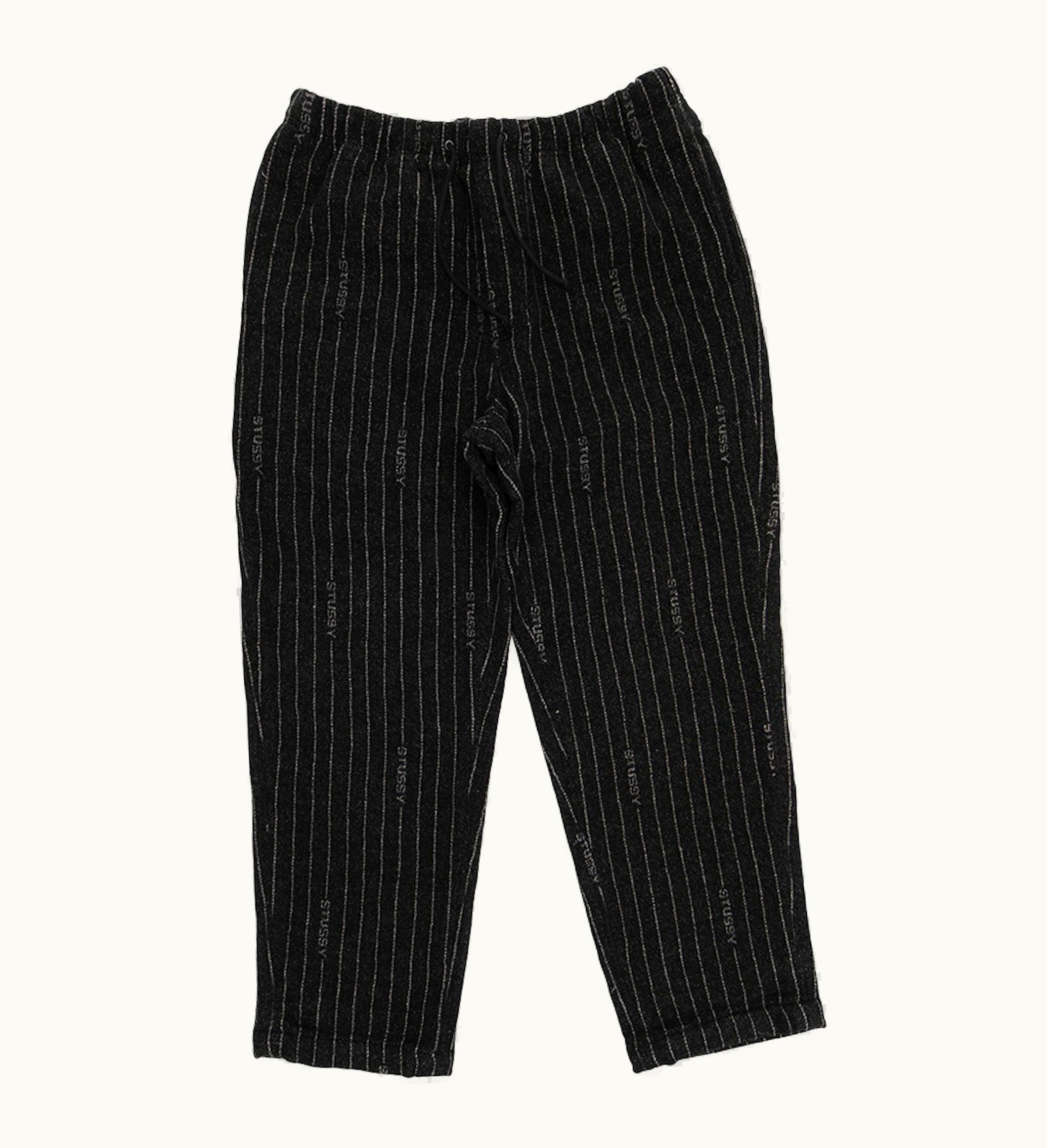 Nike Nike X Stussy Striped Wool Pants Asia Sizing Black