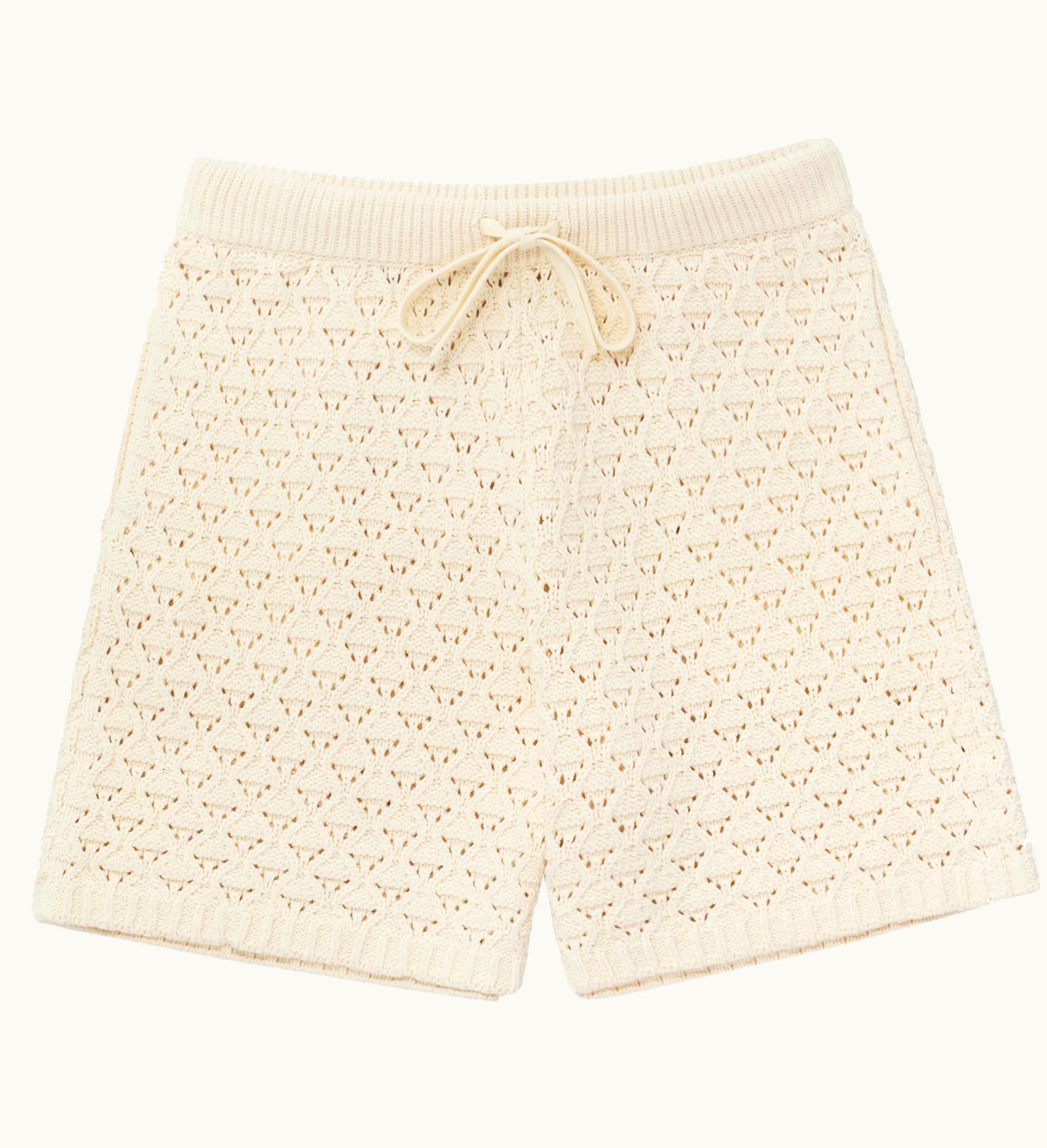 Aime Leon Dore Aime Leon Dore Eyelet Knit Short White