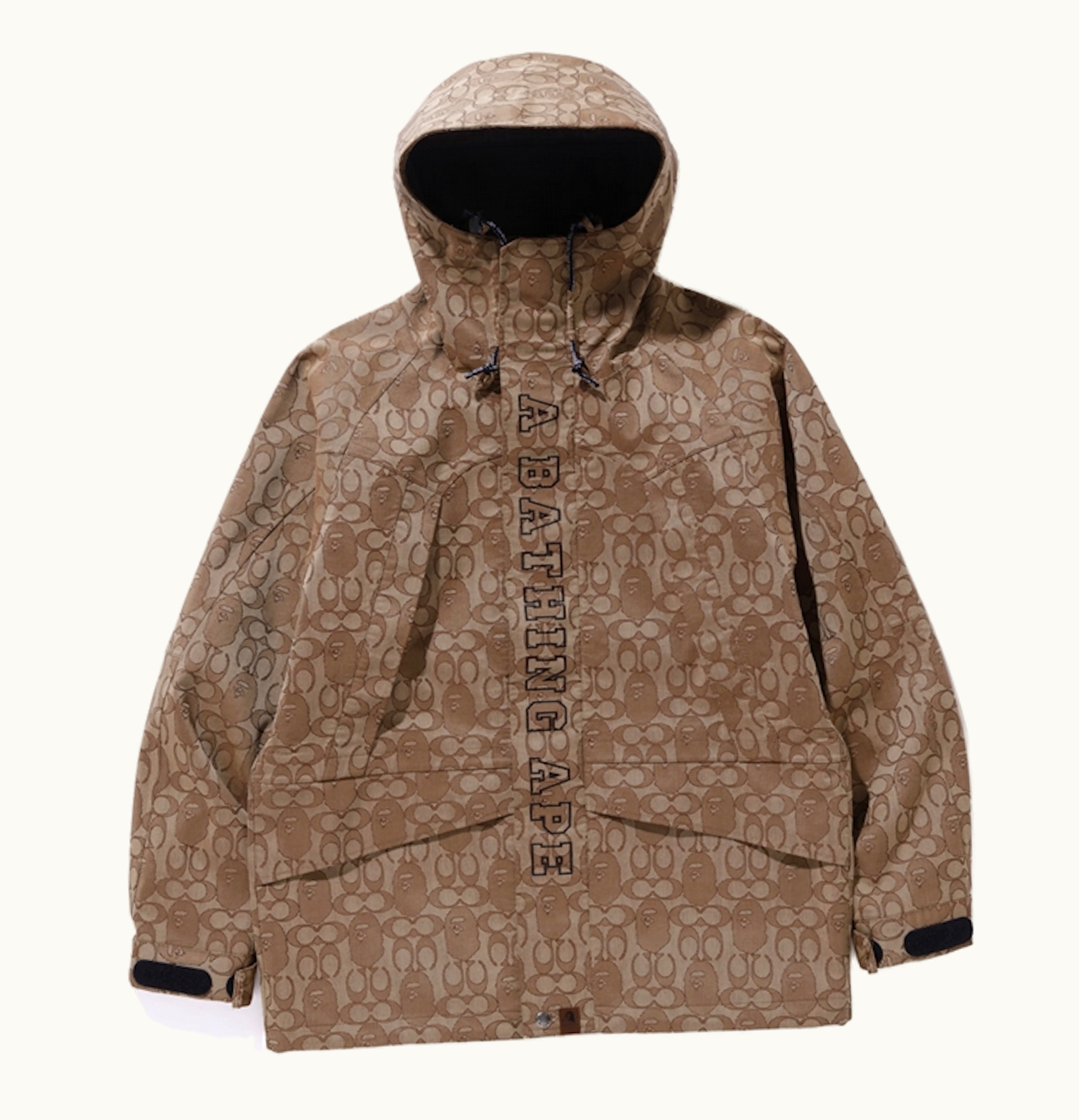 BAPE BAPE x Coach Snowboard Jacket Brown