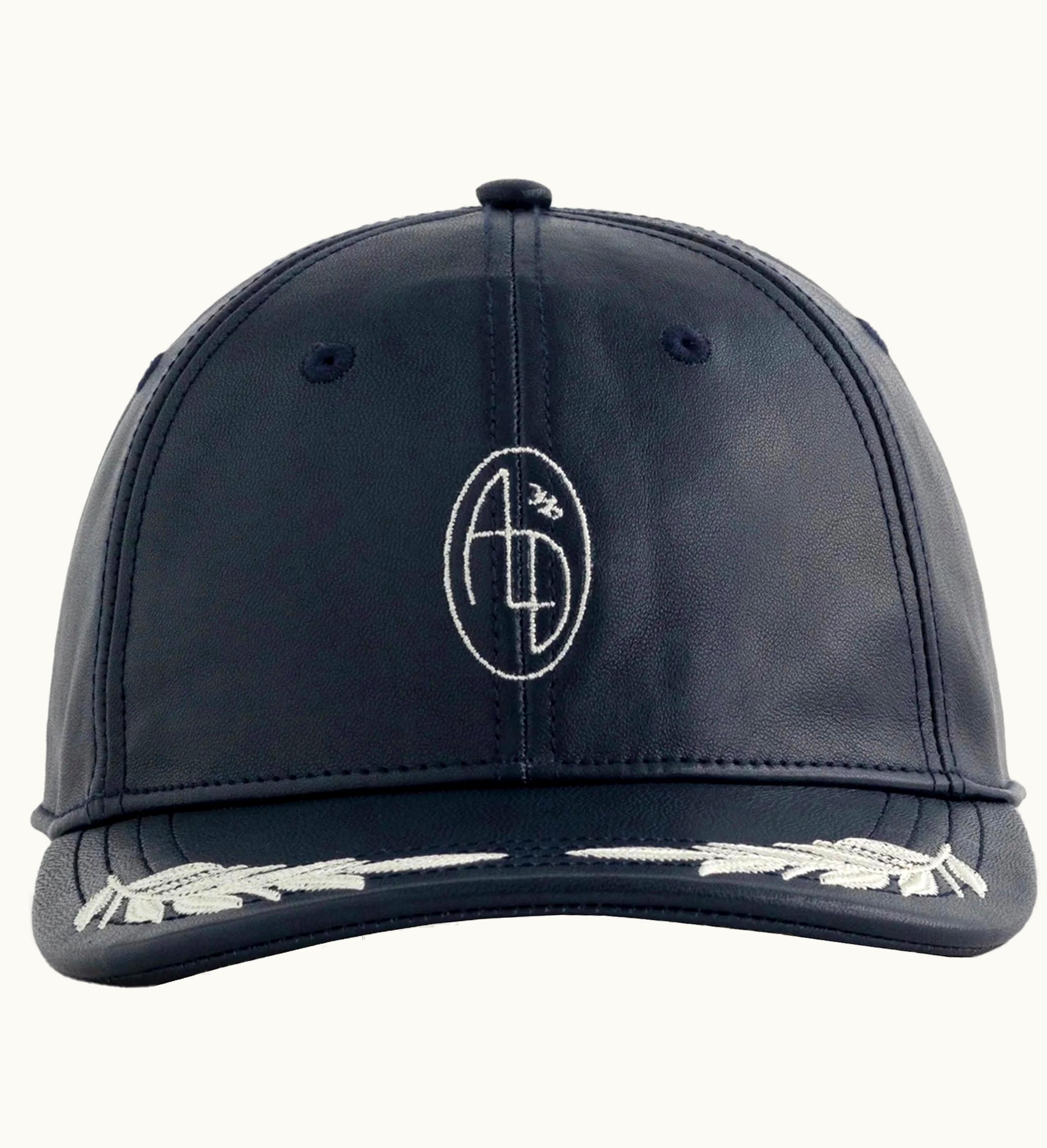 Aime Leon Dore Aime Leon Dore X Porsche 356 Leather Racing Hat Navy