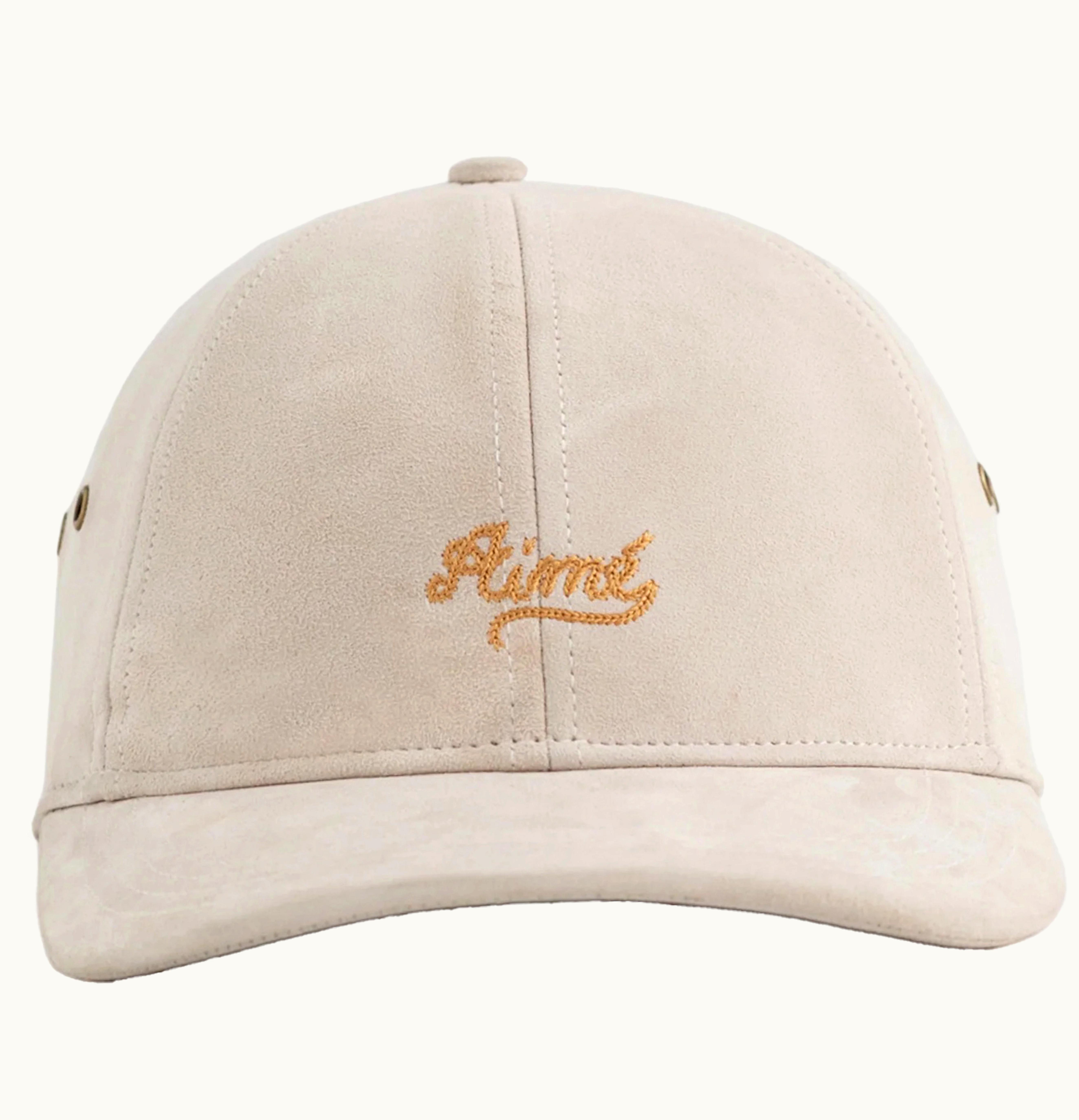 Aime Leon Dore Aime Leon Dore Chain Stitch Suede Hat Off White