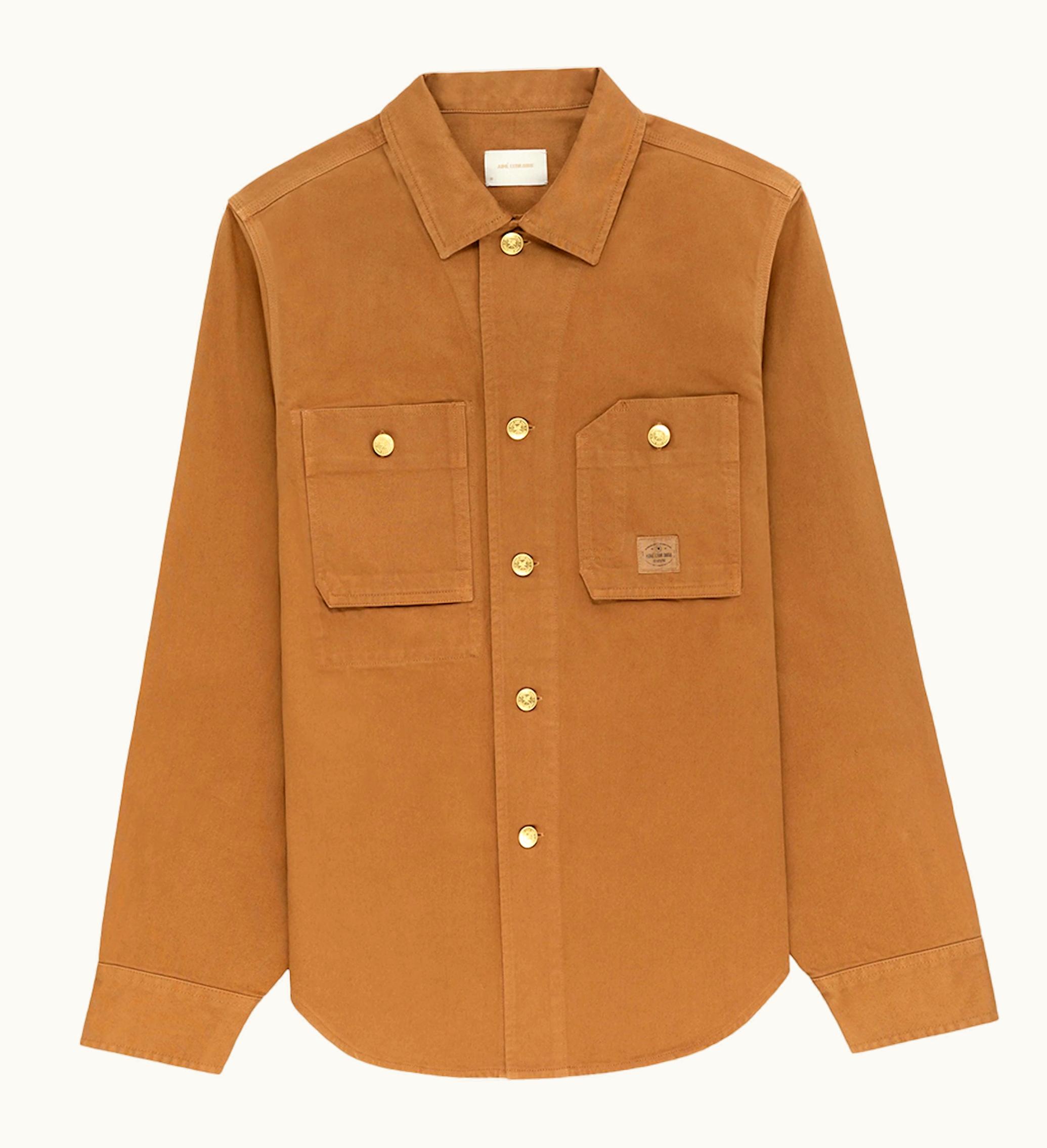 Aime Leon Dore Aime Leon Dore Twill Work Shirt Tan