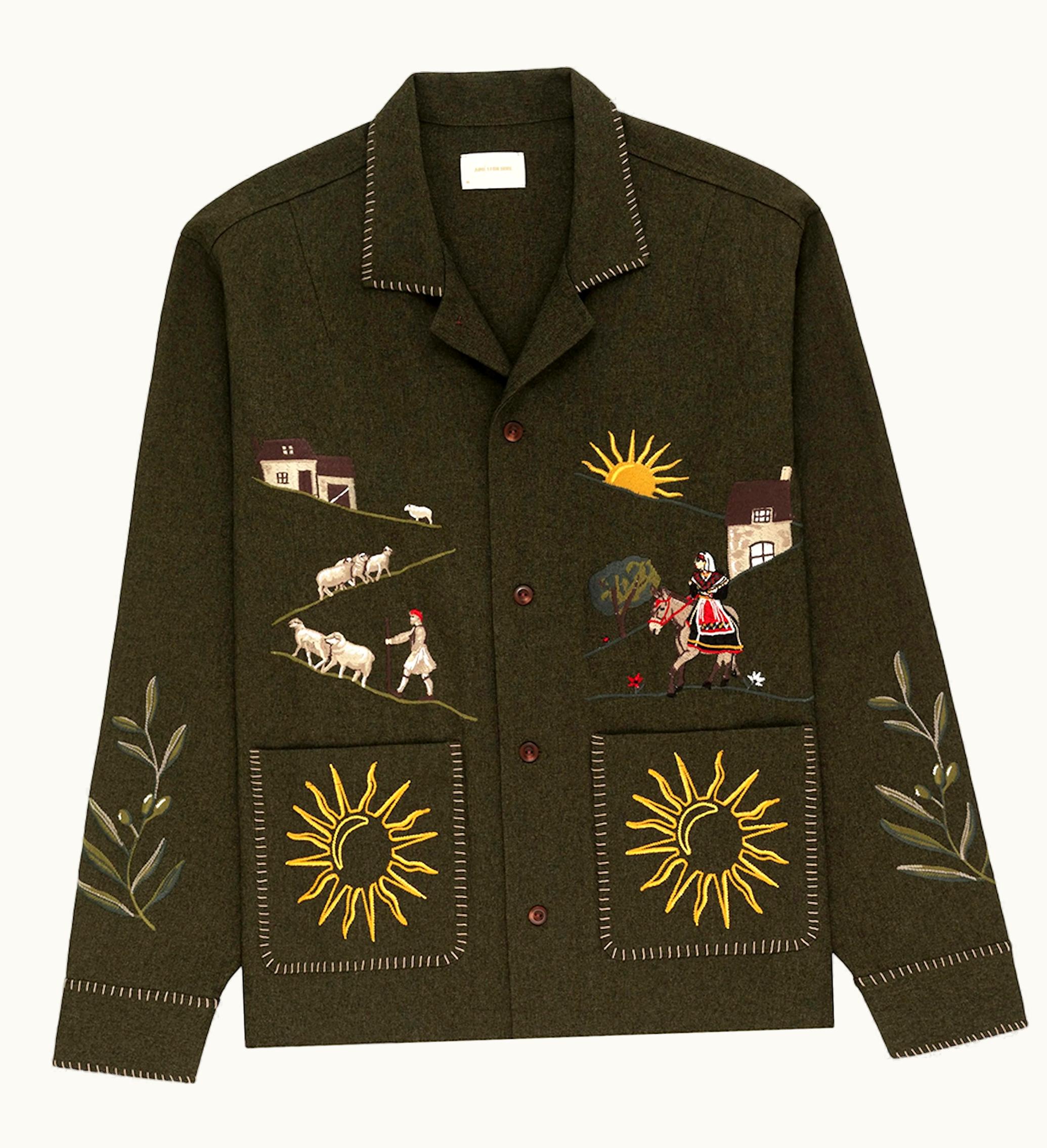 Aime Leon Dore Aime Leon Dore Village Chore Shirt Olive