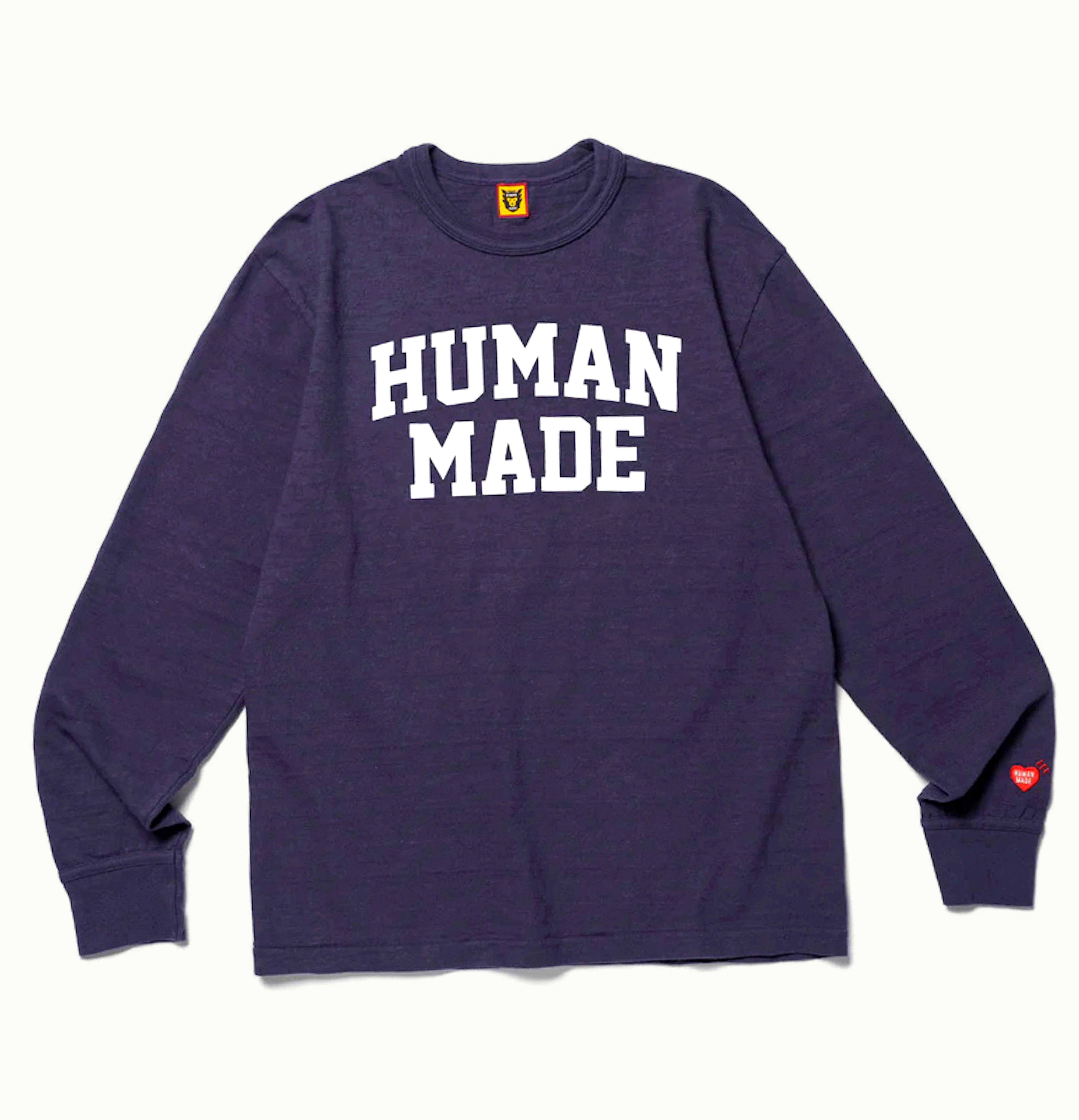 Human Made Human Made Graphic 7 L S T Shirt Navy