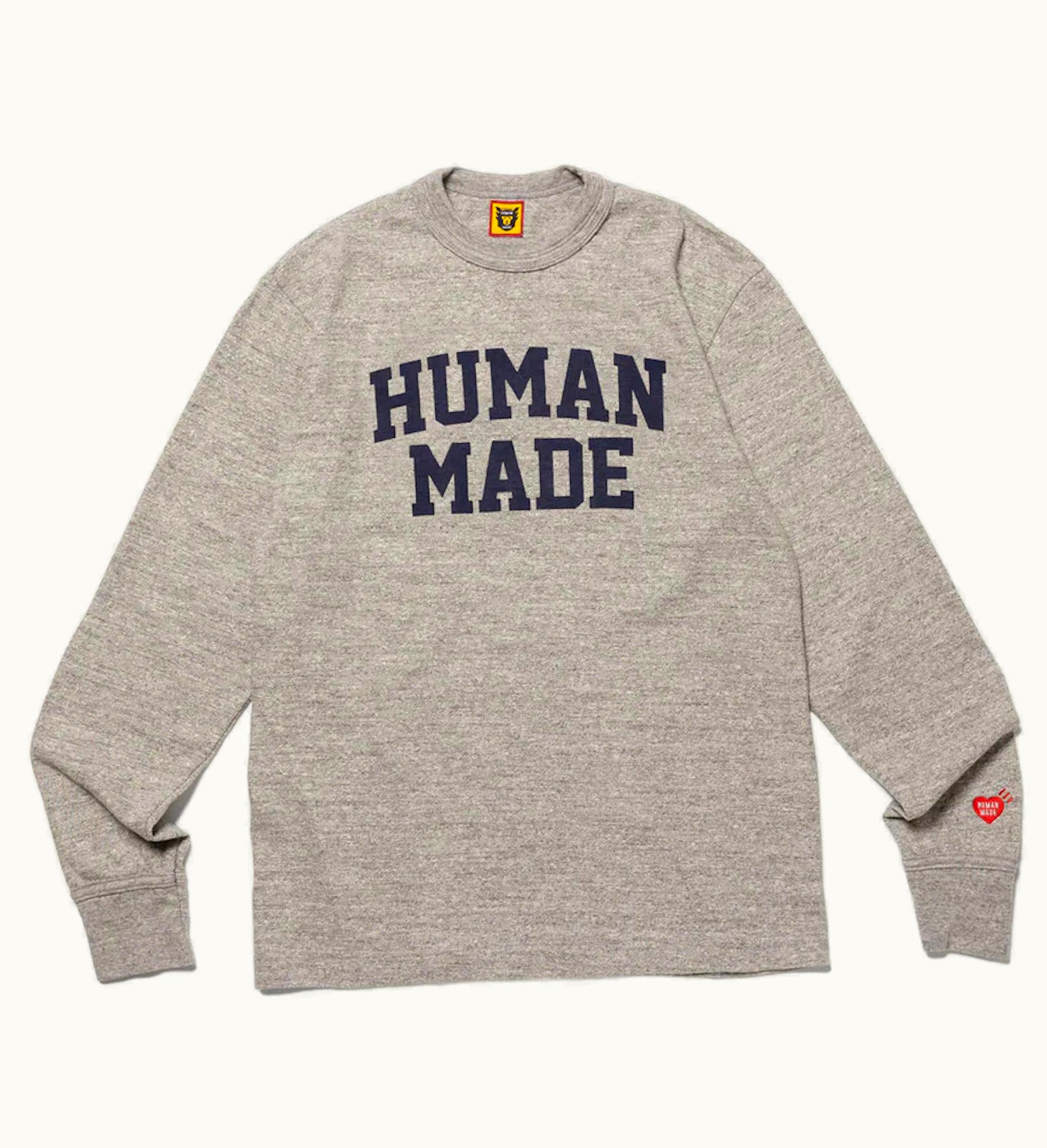 Human Made Human Made Graphic 7 L S T Shirt Grey