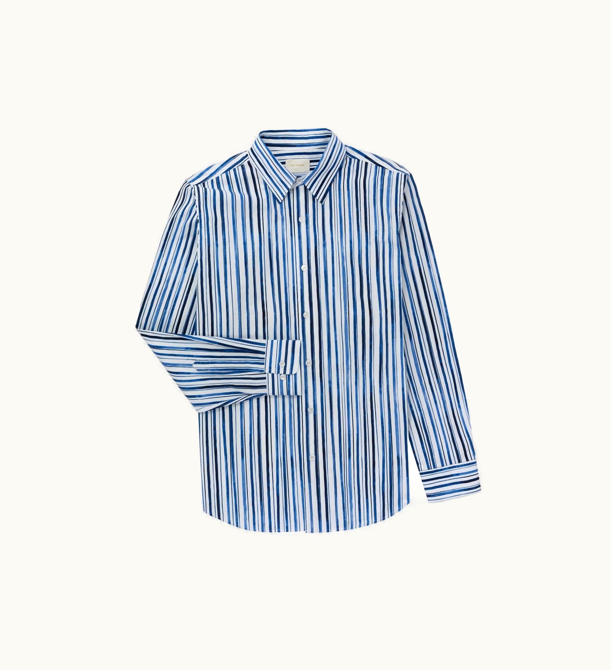 Aime Leon Dore Aime Leon Dore Watercolor Shirt Blue White