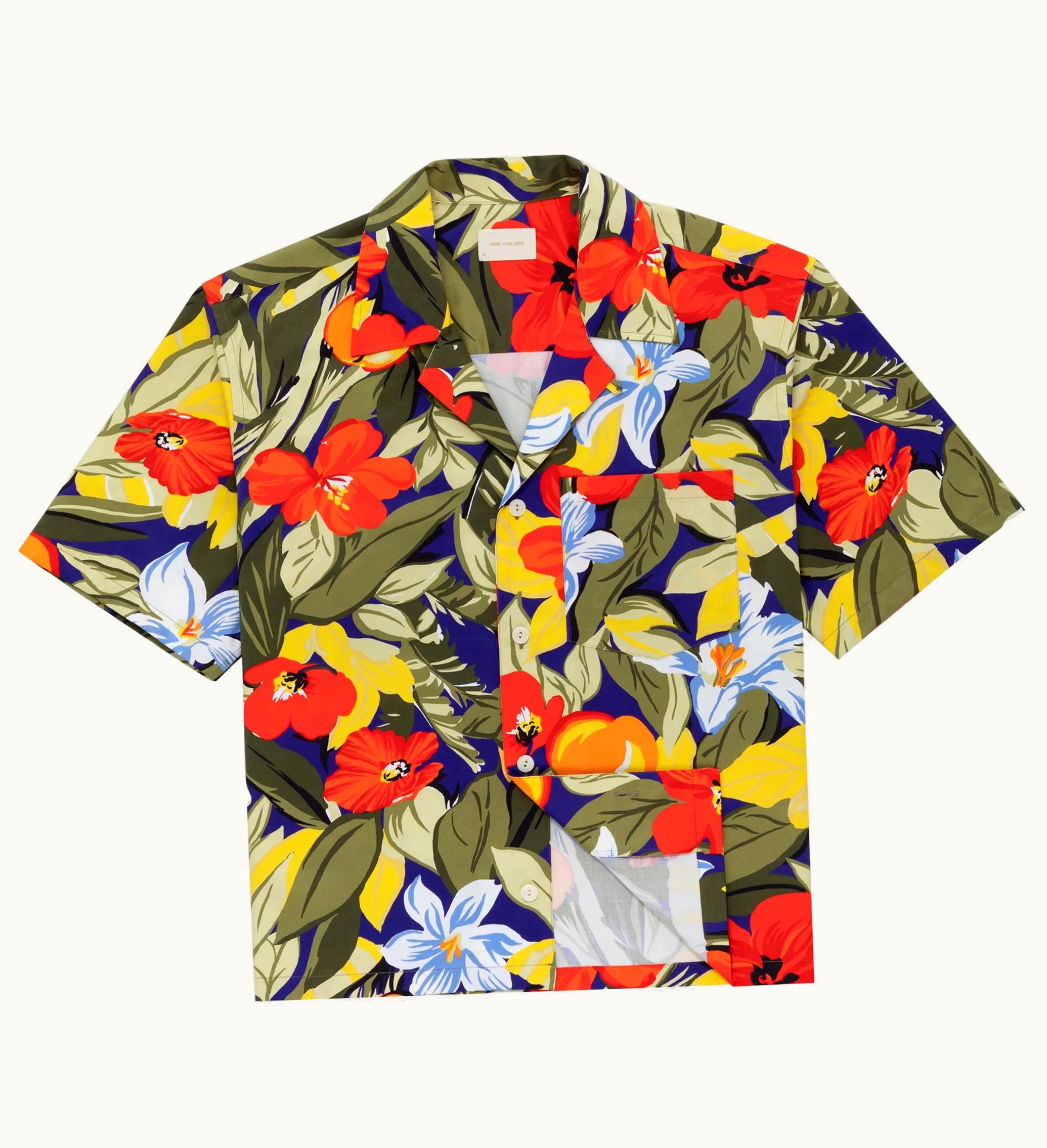 Aime Leon Dore Aime Leon Dore Cropped Camp Shirt Multicolor