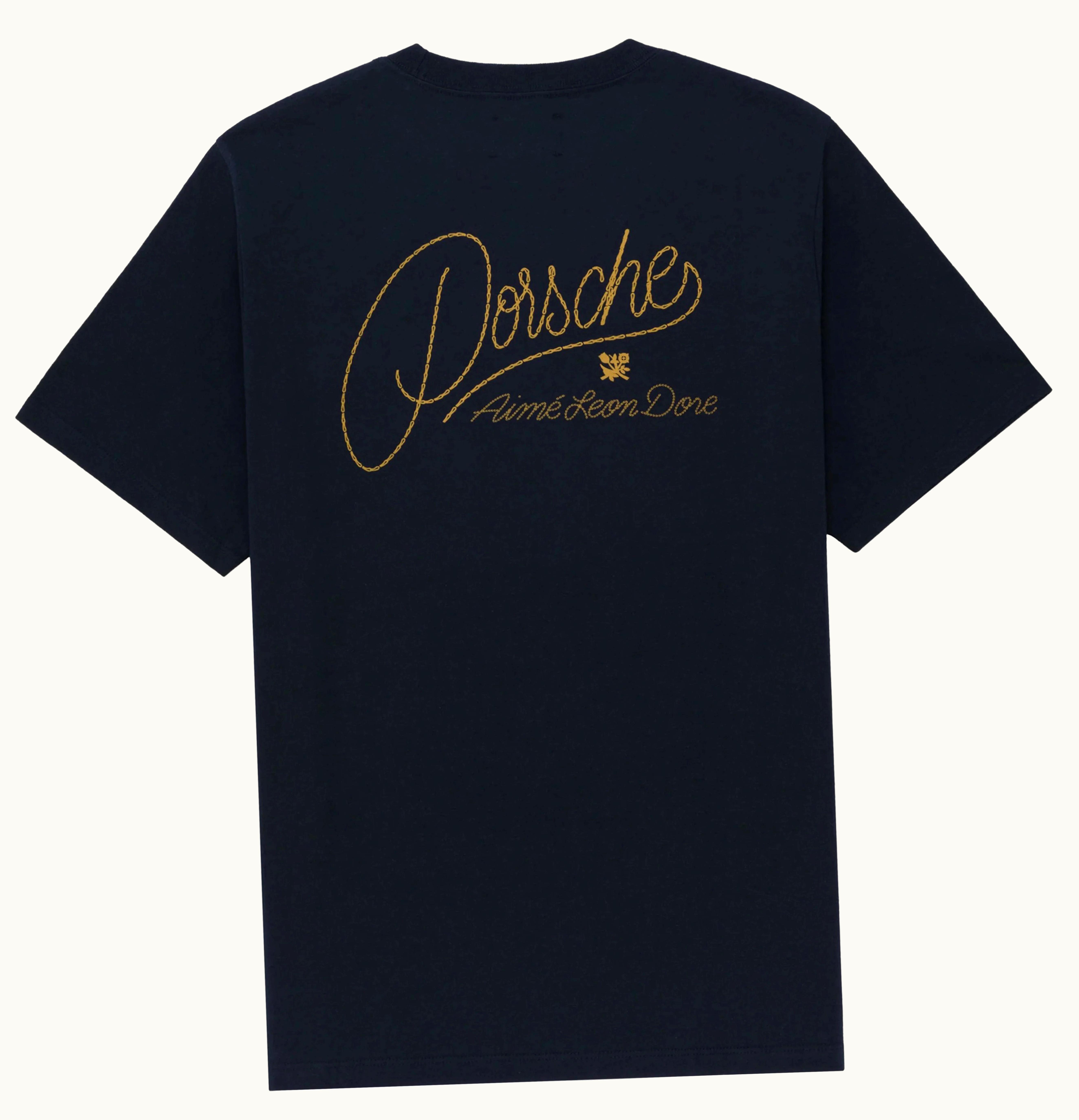 Aime Leon Dore Aime Leon Dore X Porsche 356 Pocket Tee Navy