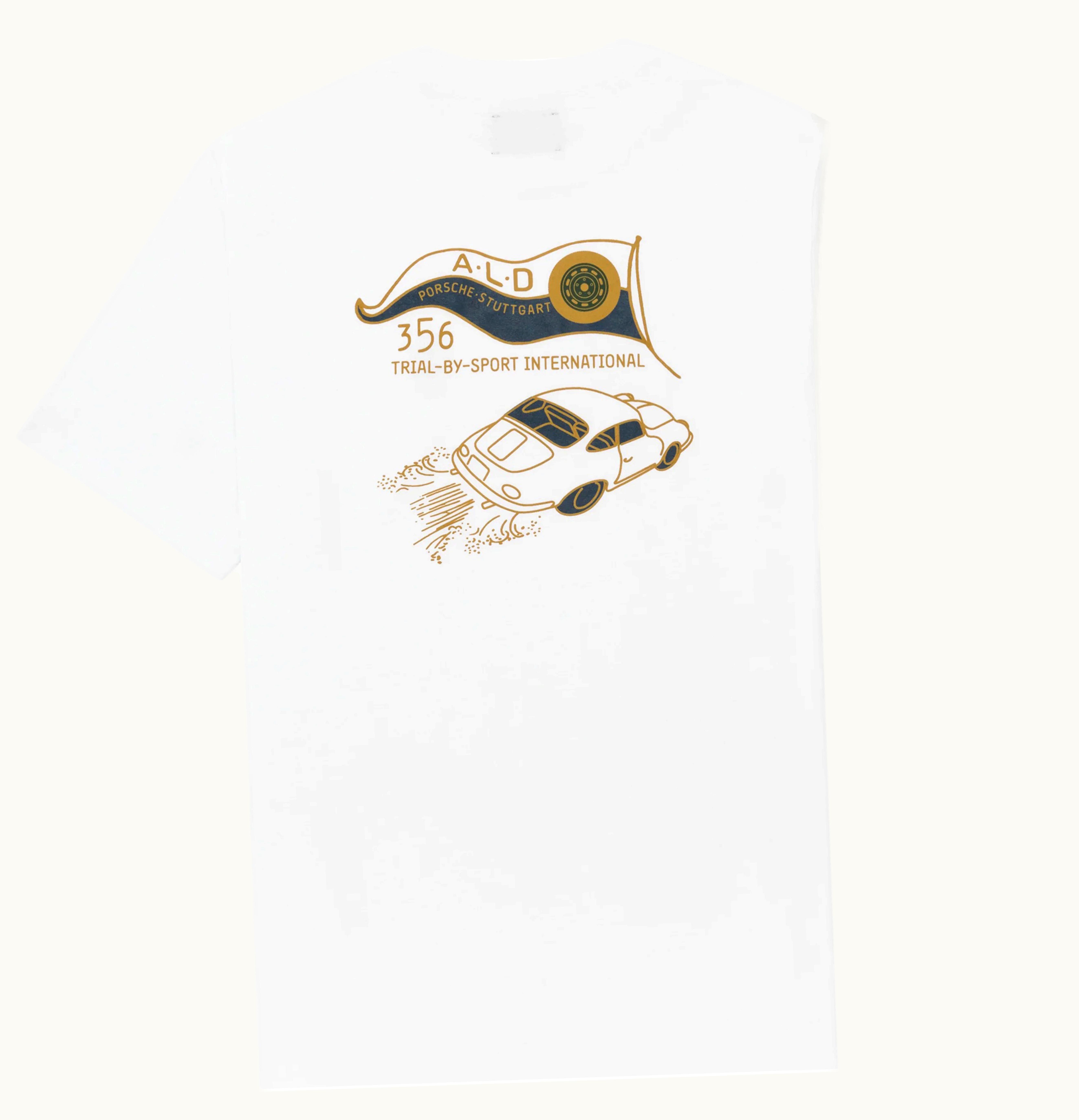 Aime Leon Dore Aime Leon Dore X Porsche 356 Tee White