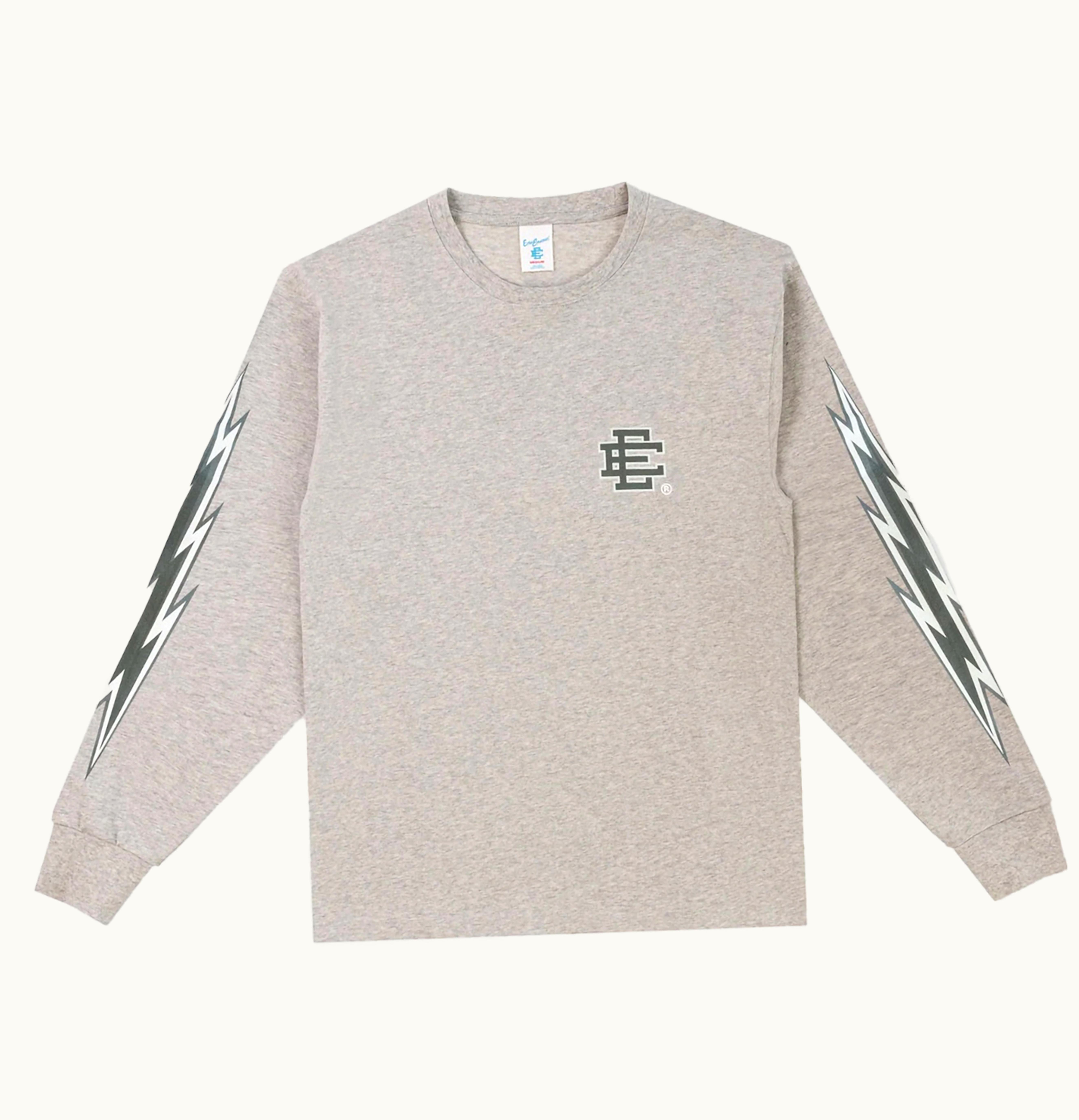 Eric Emanuel Eric Emanuel EE Long Sleeve T Shirt Gray EE Bolts