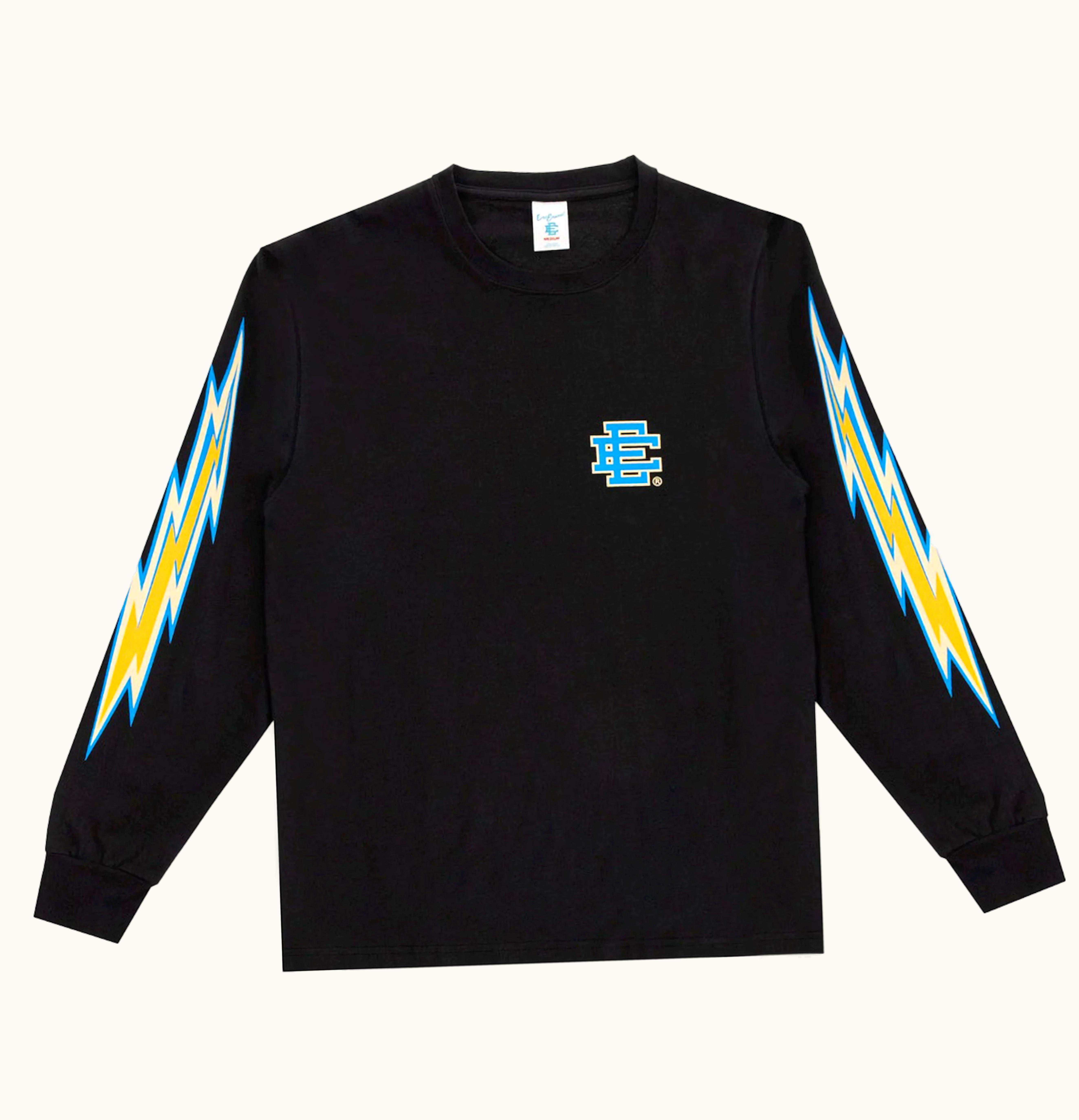 Eric Emanuel Eric Emanuel EE Long Sleeve T Shirt Sapphire EE Bolts