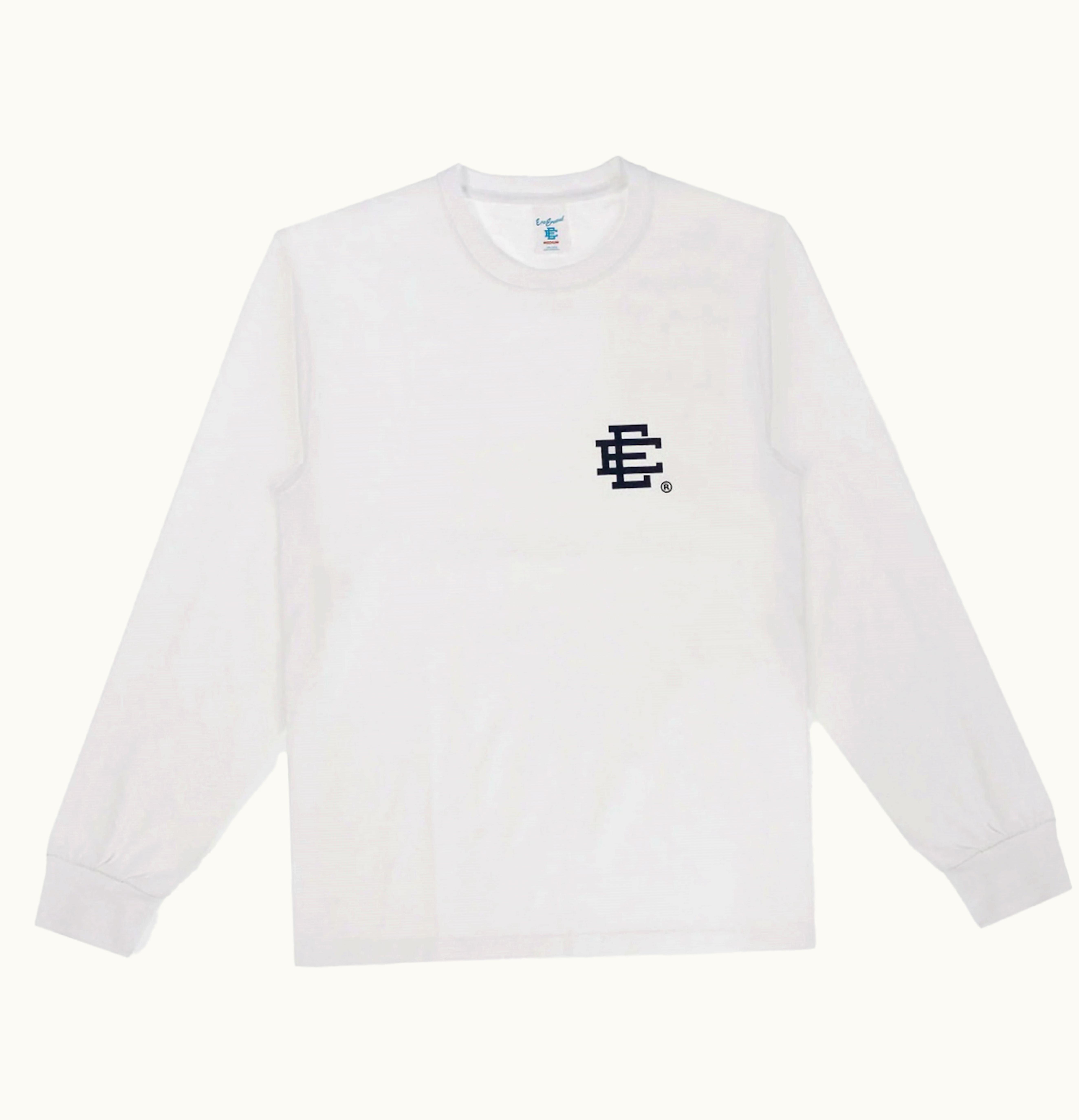 Eric Emanuel Eric Emanuel EE Long Sleeve T Shirt White Black