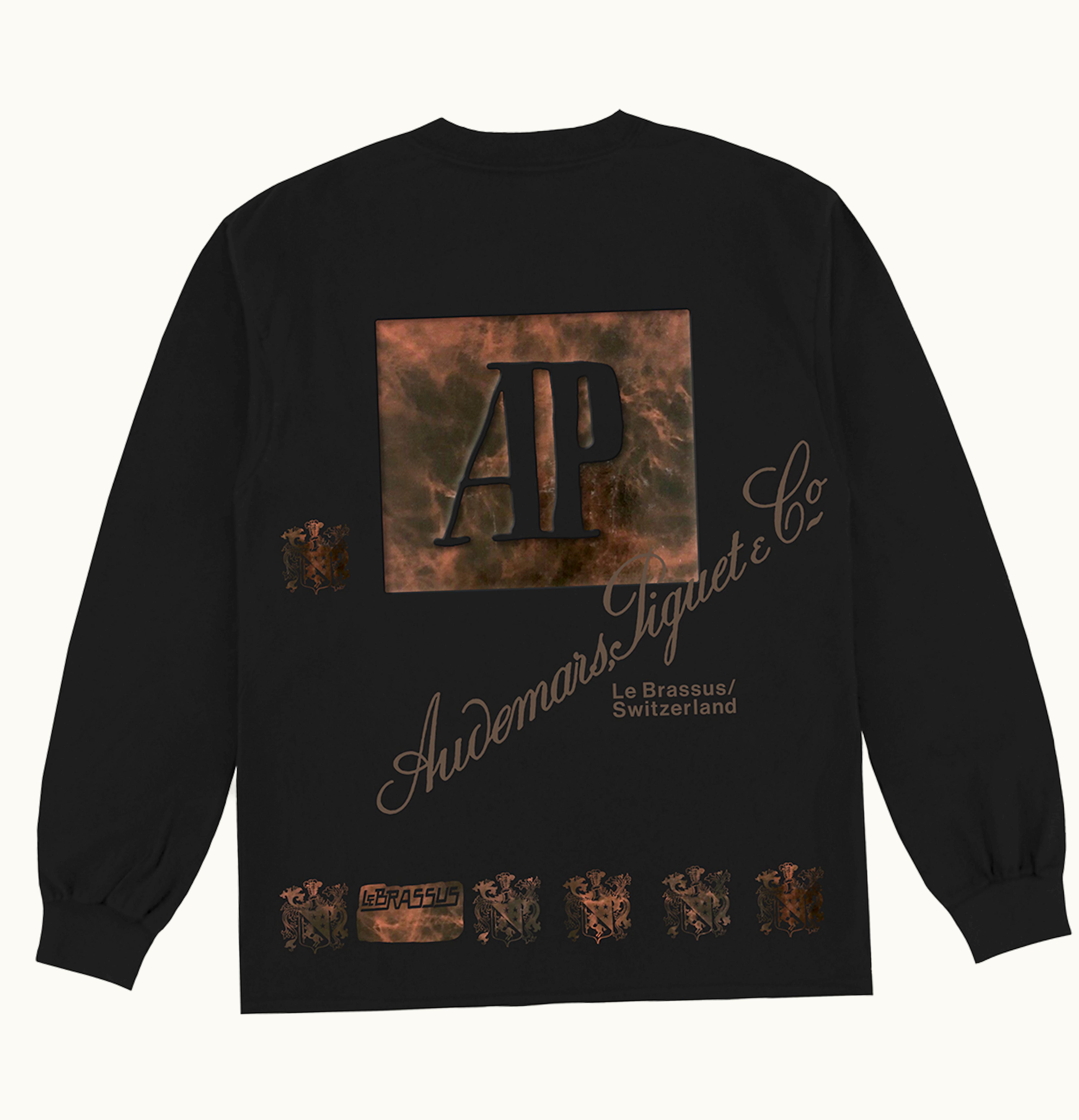 Travis Scott Travis Scott CJ X Audemars Piguet Le Brassus Long Sleeve Tee Black