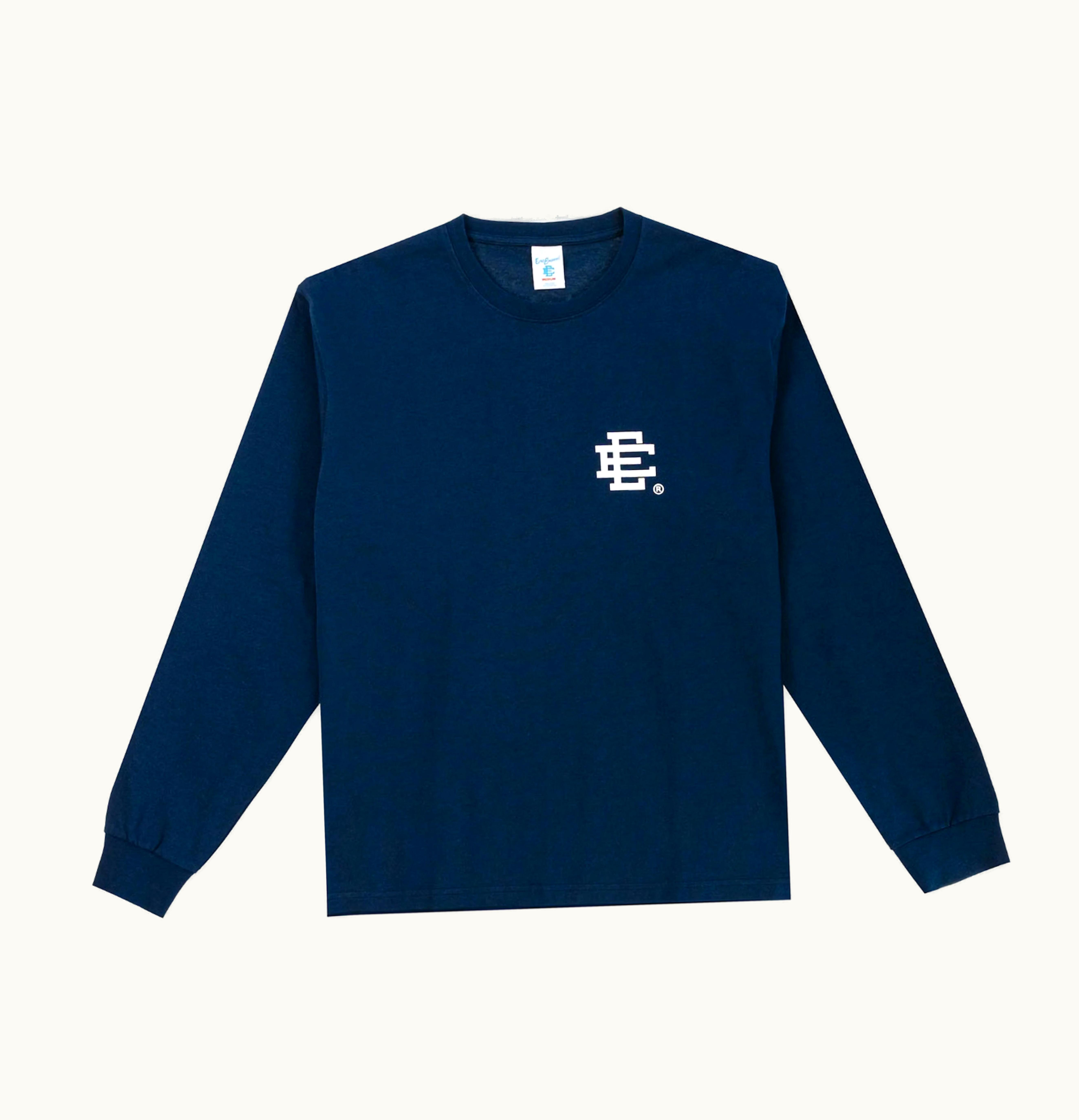 Eric Emanuel Eric Emanuel EE Long Sleeve T Shirt Navy White
