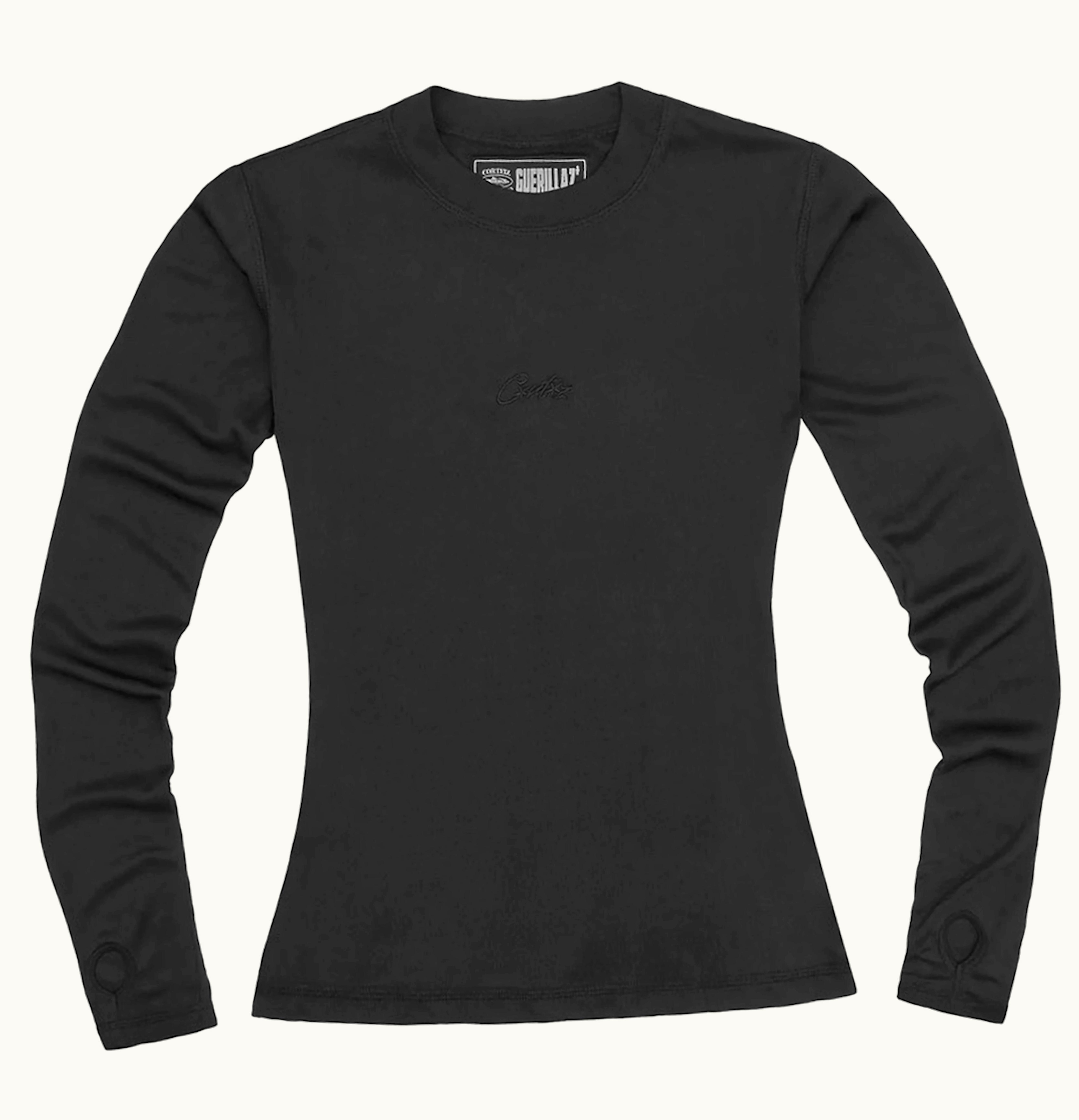 Corteiz Corteiz Womens Mesh Longsleeve Triple Black