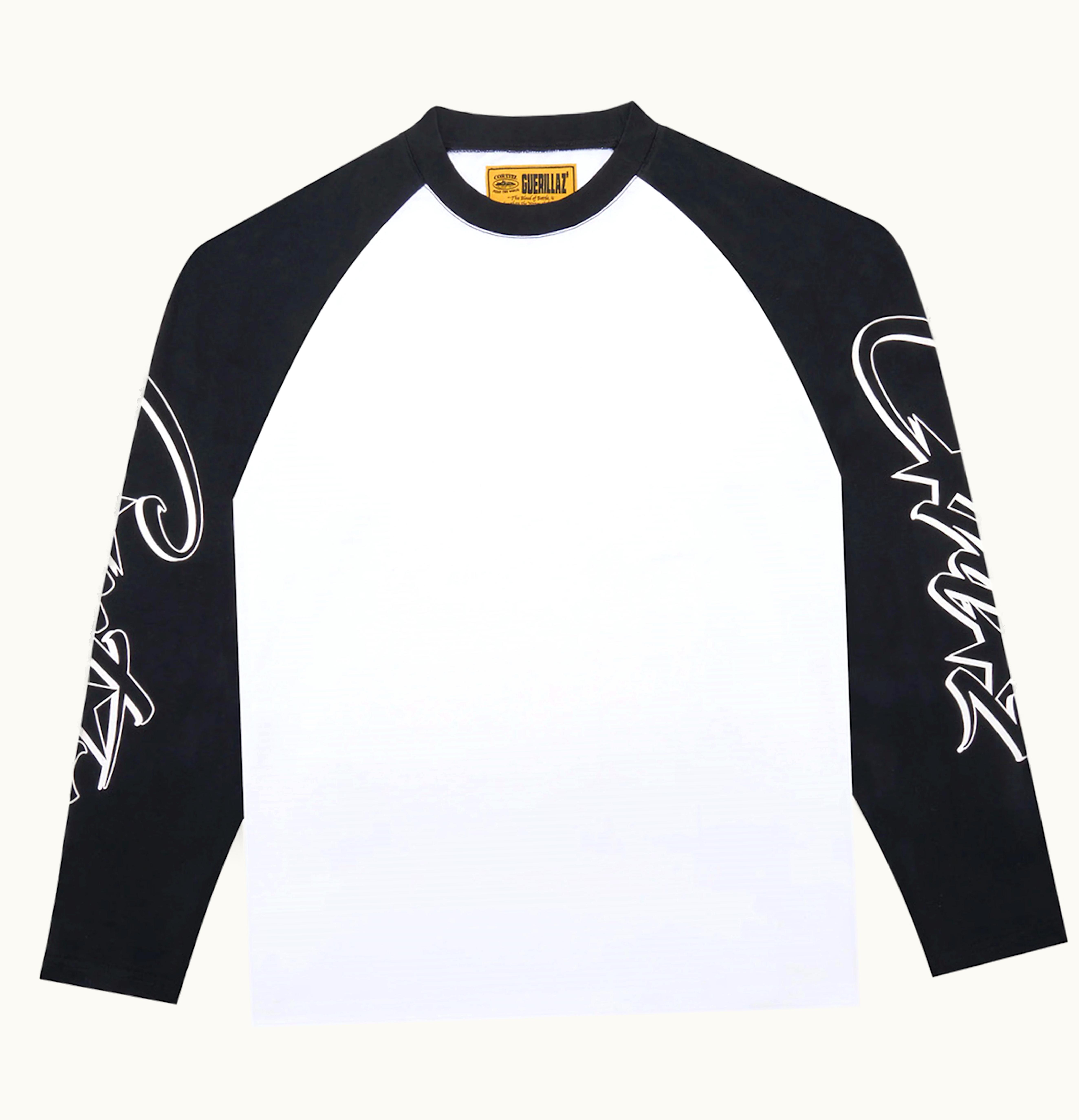 Corteiz Corteiz Allstarz Raglan Longsleeve White Black