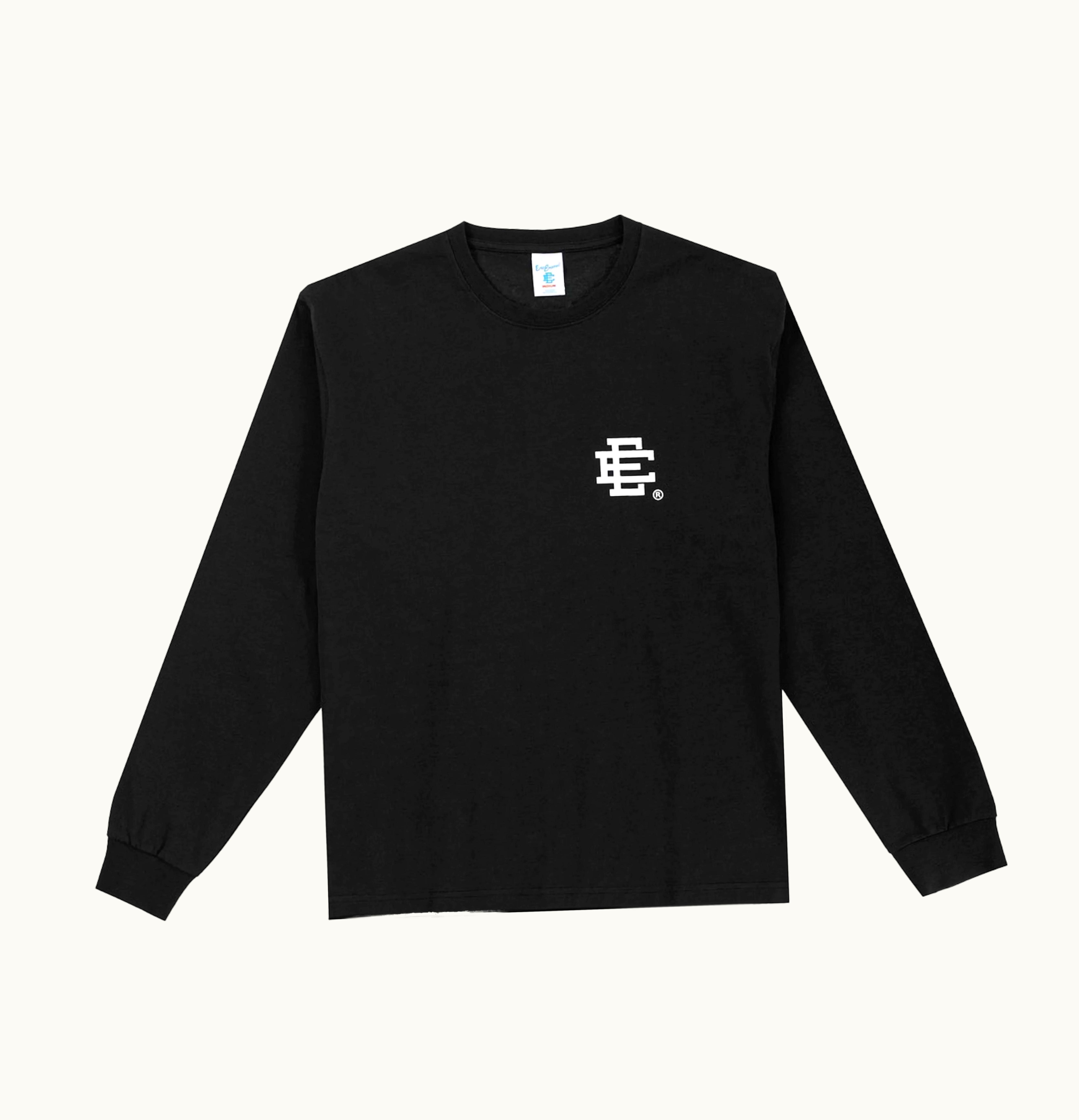 Eric Emanuel Eric Emanuel EE Long Sleeve T Shirt Black White