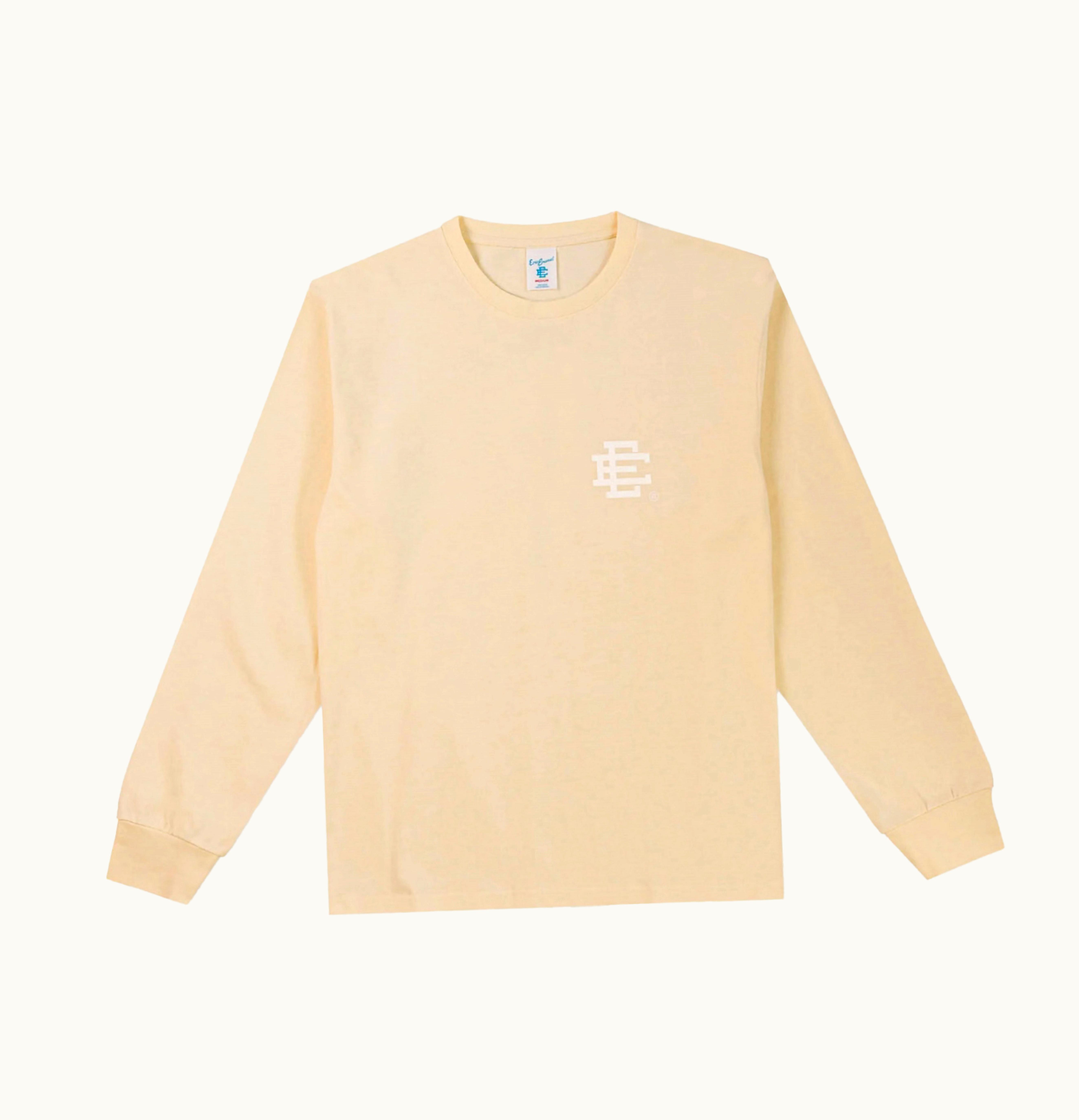 Eric Emanuel Eric Emanuel EE Long Sleeve T Shirt Cream White