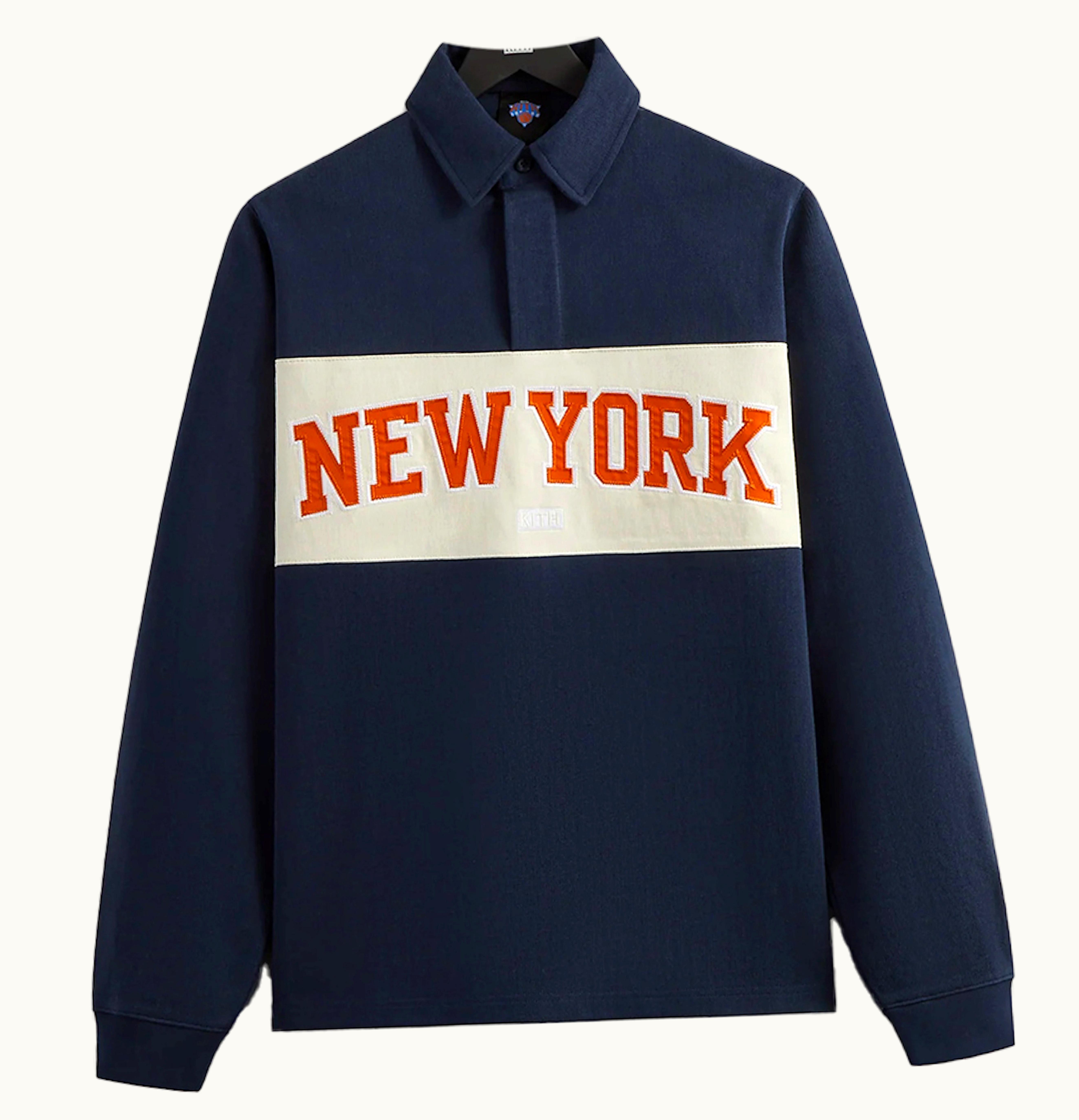 Kith Kith New York Knicks Long Sleeve Rugby Shirt Nocturnal