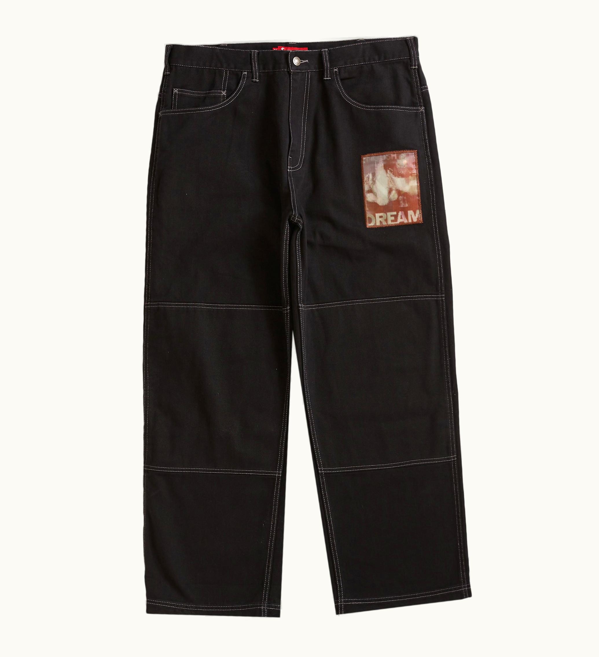 Supreme Supreme Mark Leckey Dream English Kid Twill Panel Pants Black