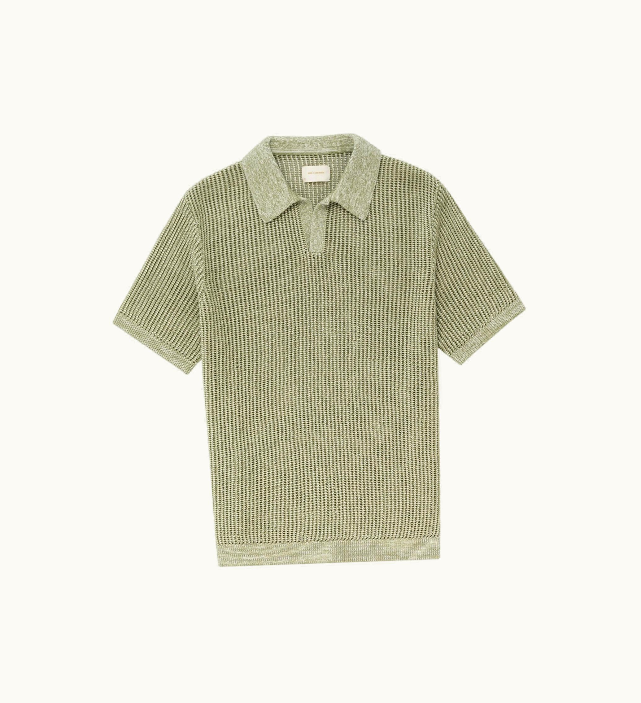 Aime Leon Dore Aime Leon Dore Mesh Knit Polo SS23 Green