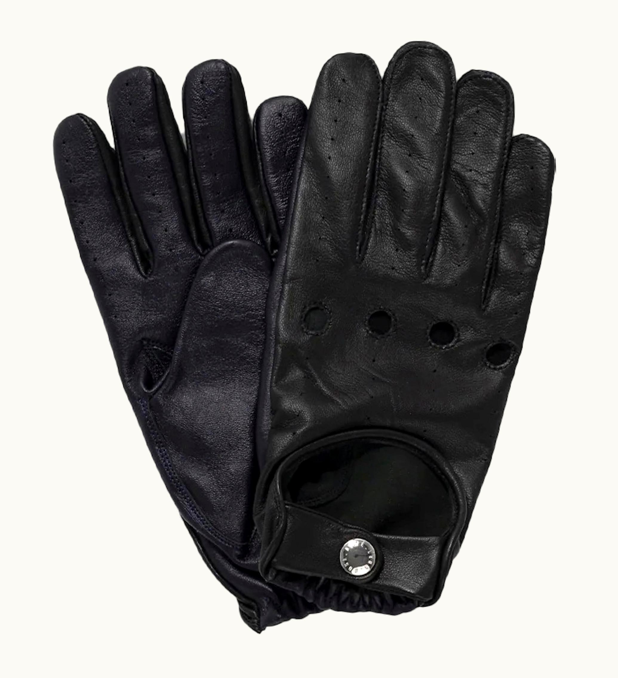 Aime Leon Dore Aime Leon Dore X Porsche 356 Leather Driving Gloves Black Navy