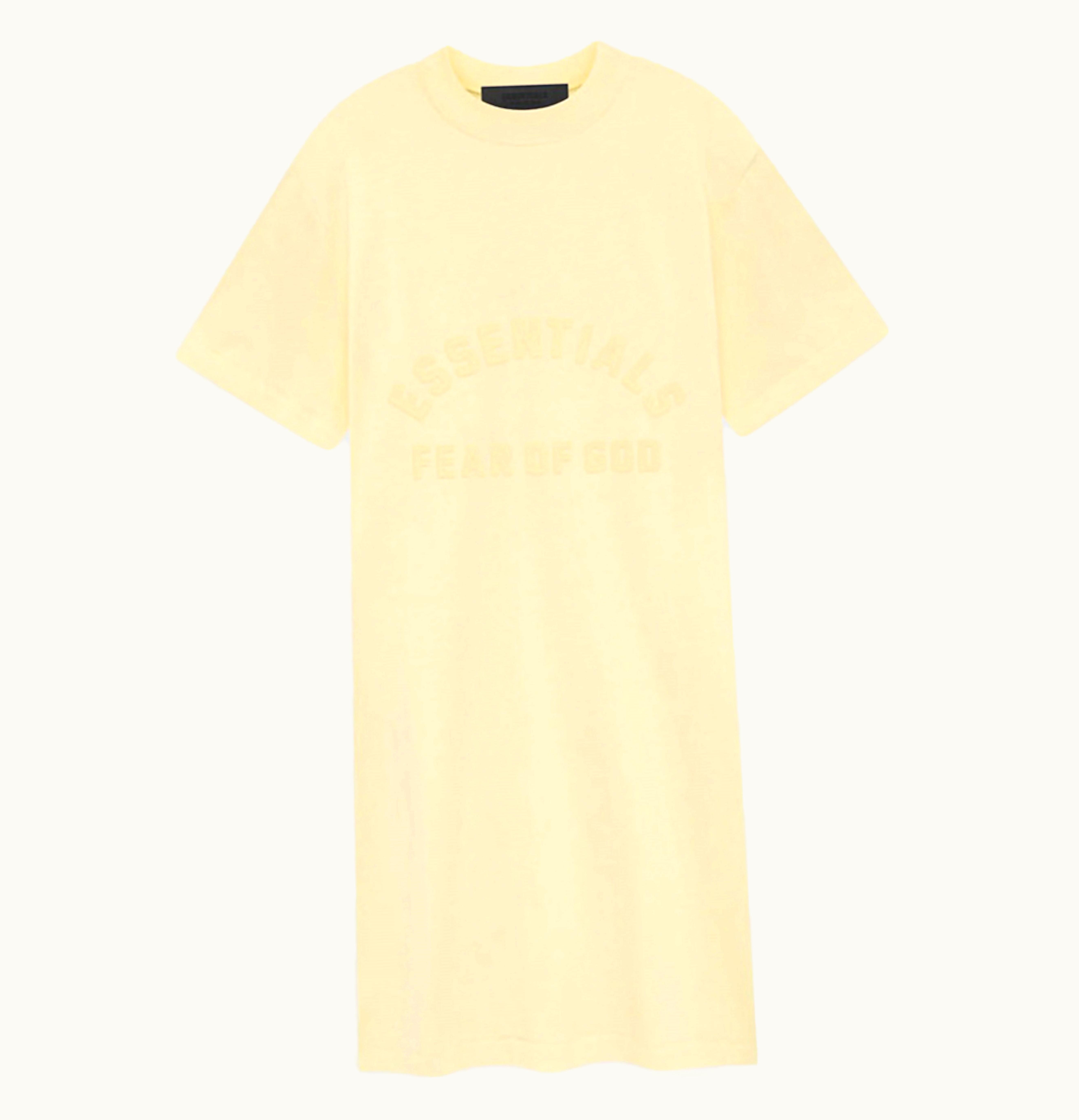 Fear of God Fear Of God Essentials Kids 3 4 Sleeve Dress Garden Yellow