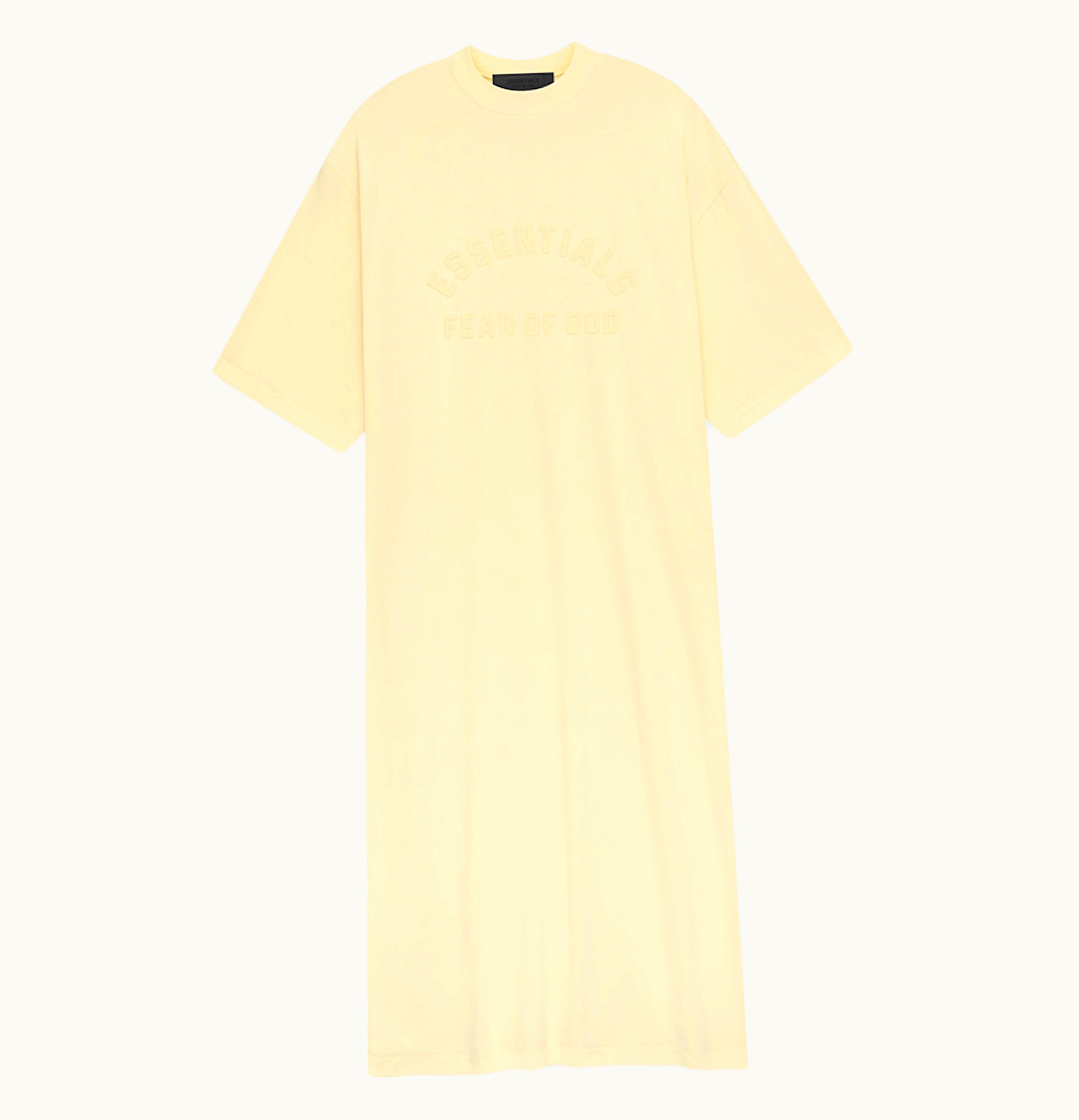 Fear of God Fear Of God Essentials Womens 3 4 Sleeve Dress Garden Yellow
