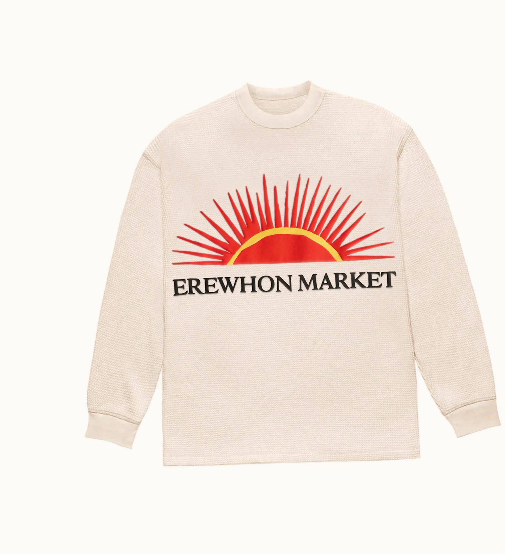 Cactus Plant Flea Market Cactus Plant Flea Market Erewhon Market Longsleeve Thermal Cream