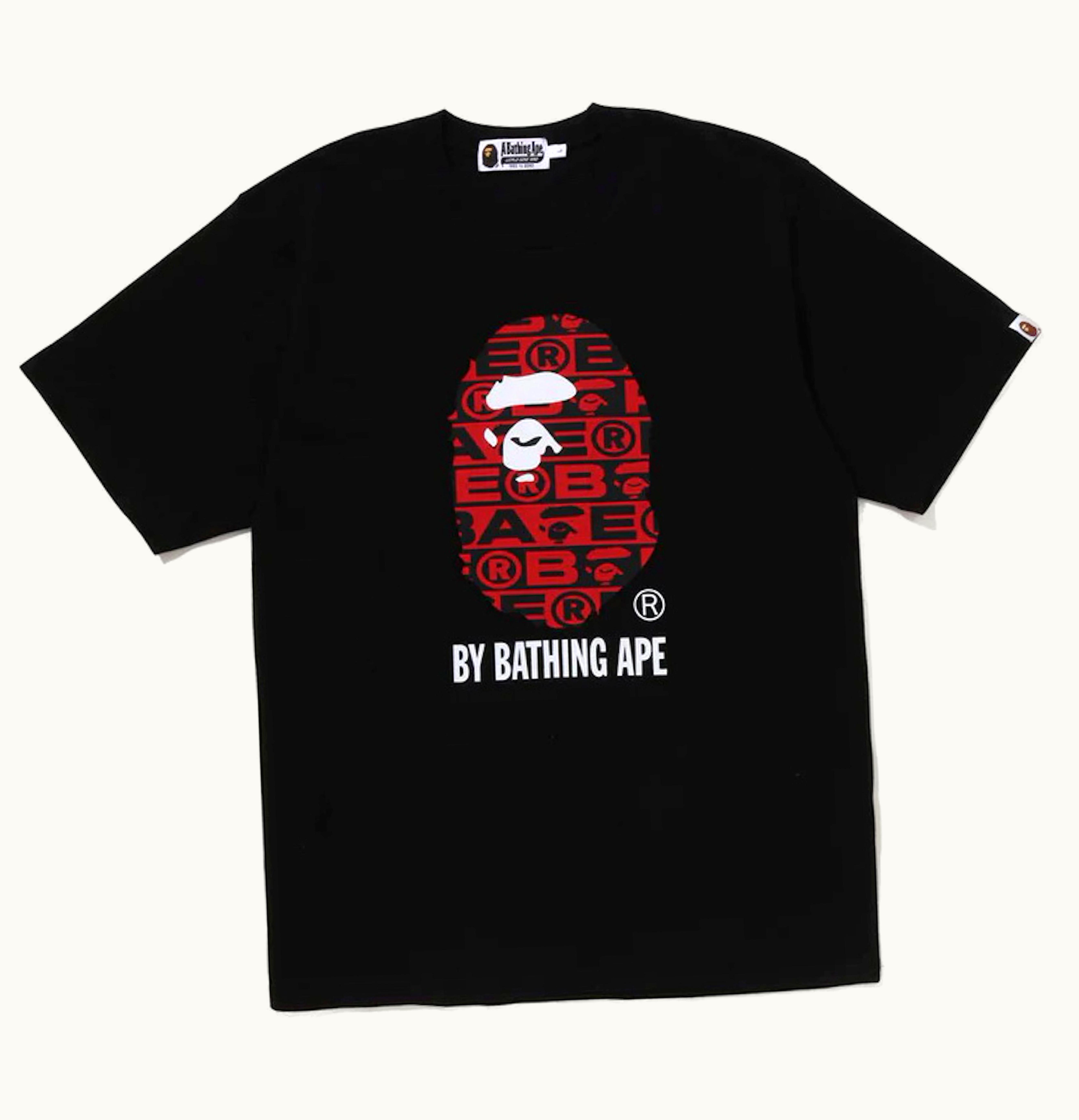 BAPE BAPE Lux Sport Pattern By Bathing Ape Tee Black