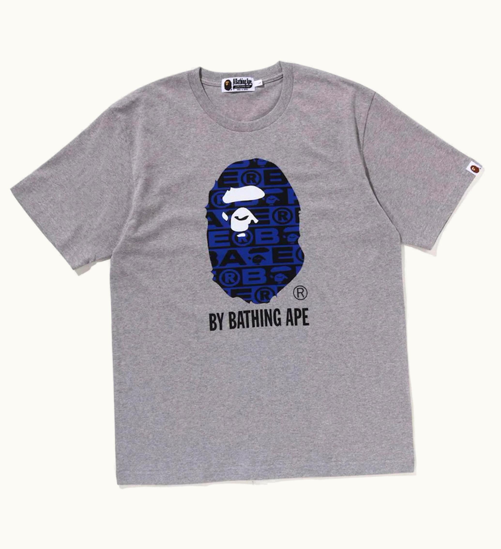 BAPE BAPE Lux Sport Pattern By Bathing Ape Tee Gray