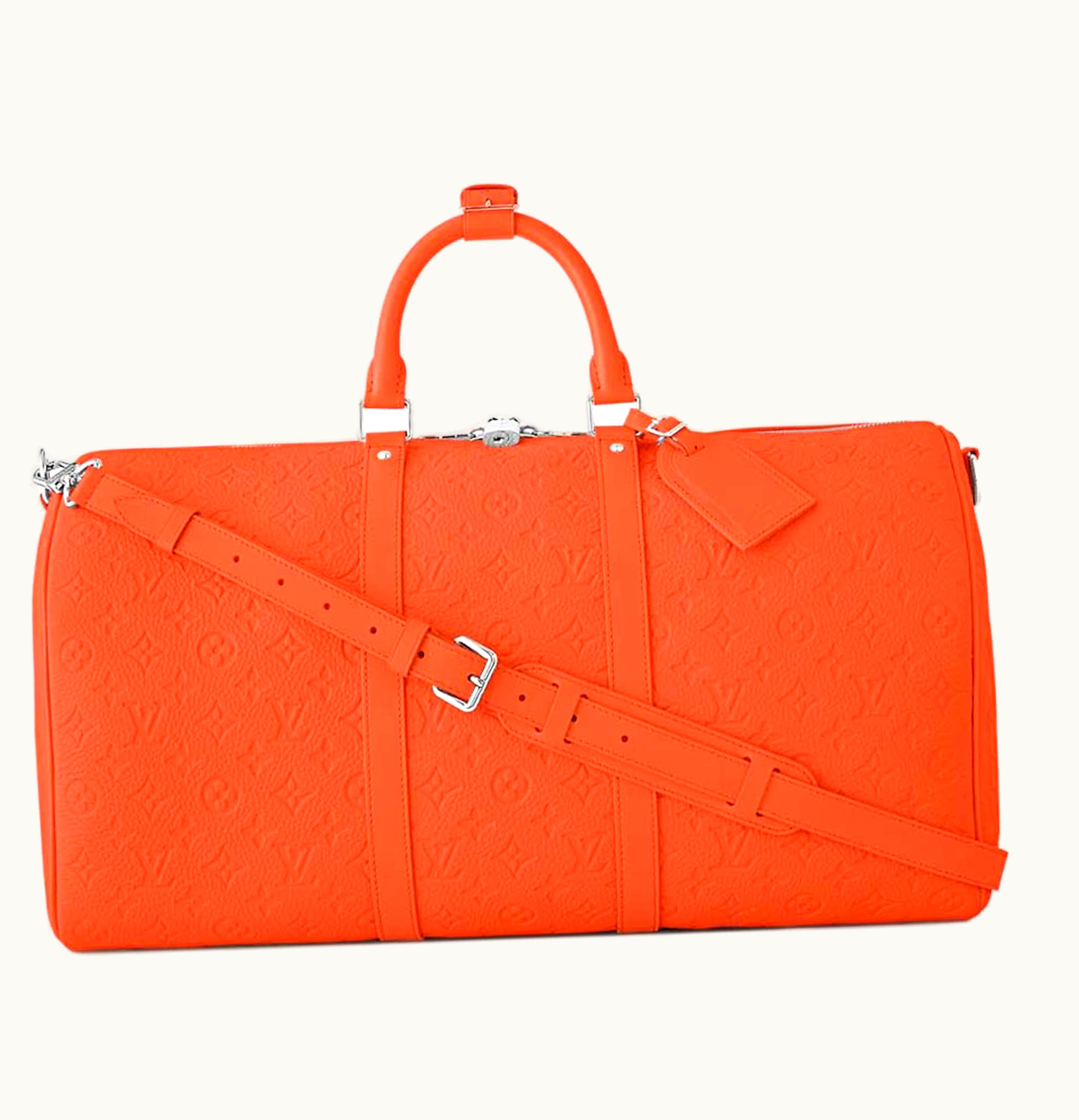 Louis Vuitton Louis Vuitton Keepall Bandouliere 50 Taurillon Colormania Orange