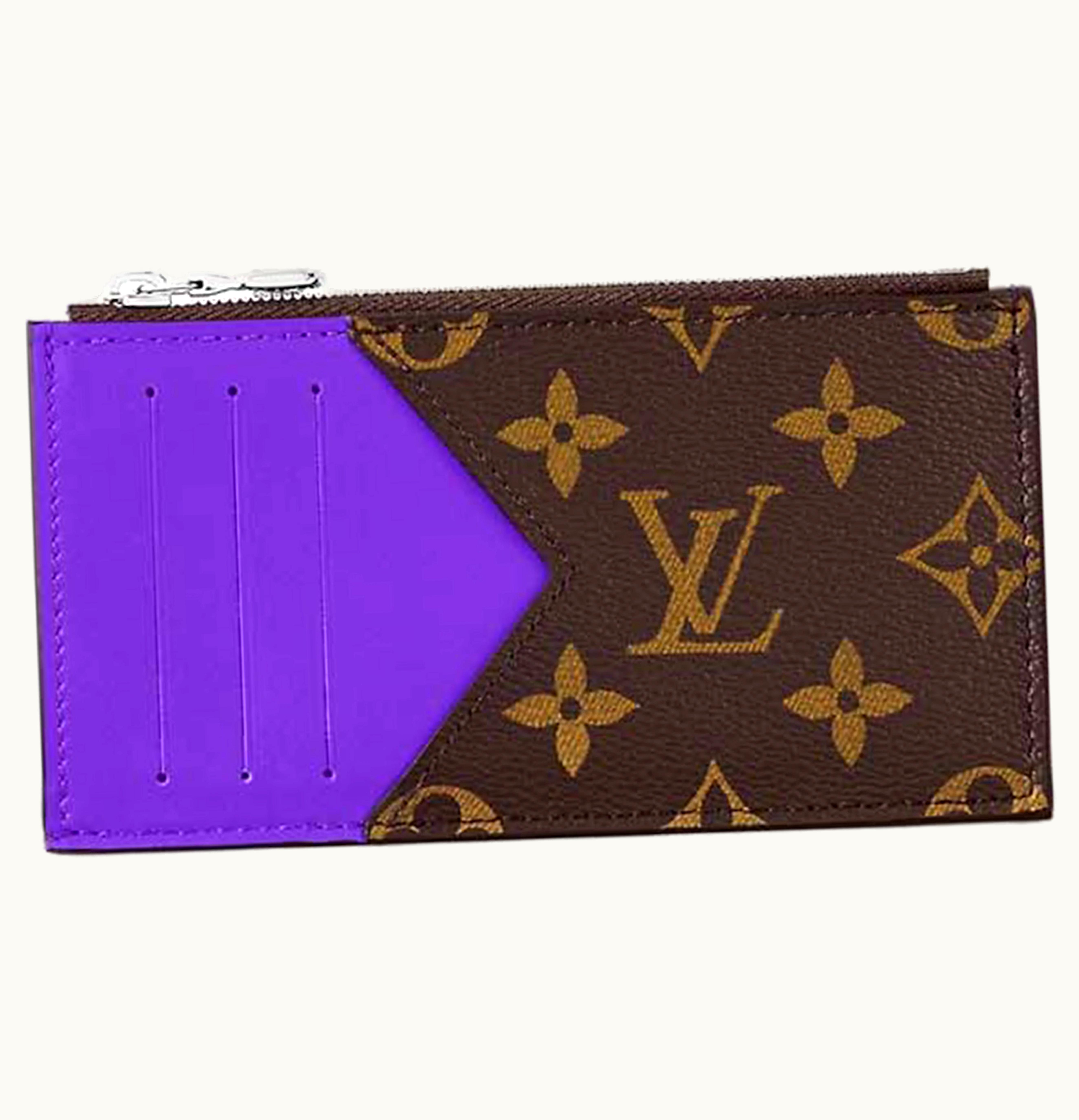 Louis Vuitton Louis Vuitton Coin Card Holder Colormania Dark Violet