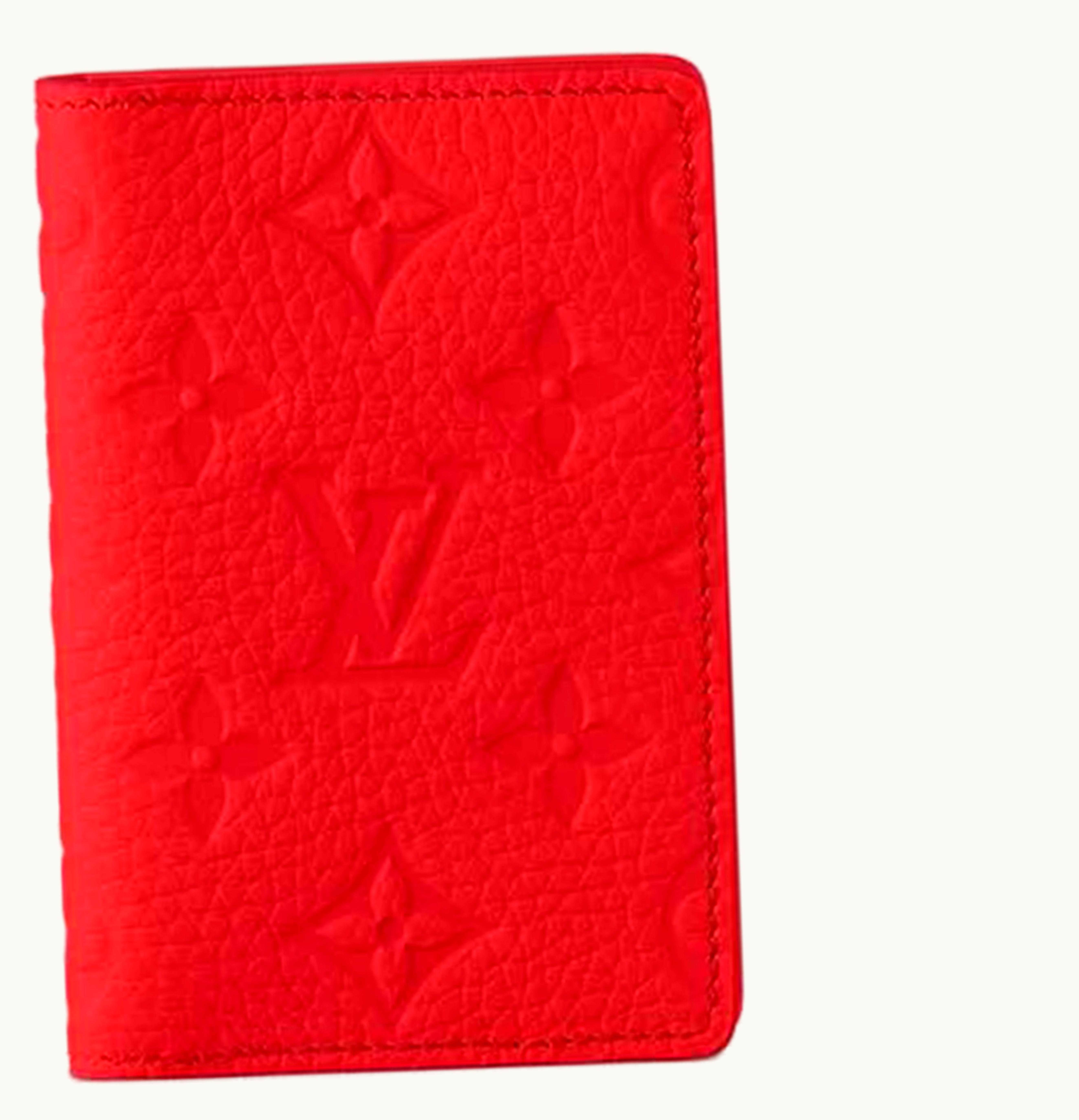 Louis Vuitton Louis Vuitton Pocket Organizer Taurillon Colormania Red